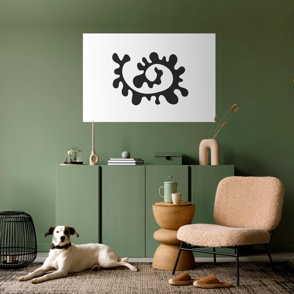 Affiche horizontale autocollante LE MÉLANGE D'HIER