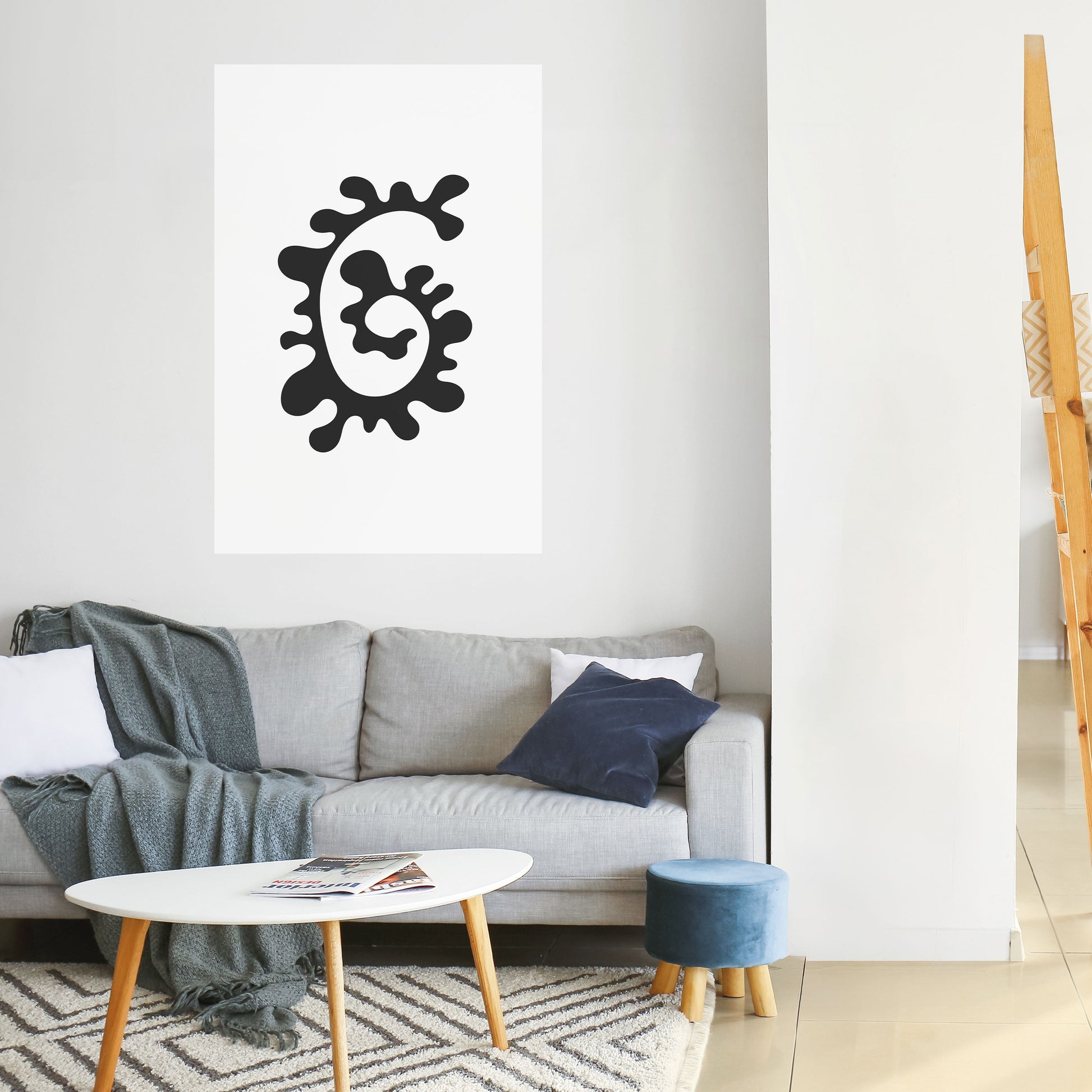 Affiche verticale autocollante « LE MÉLANGE D'HIER »