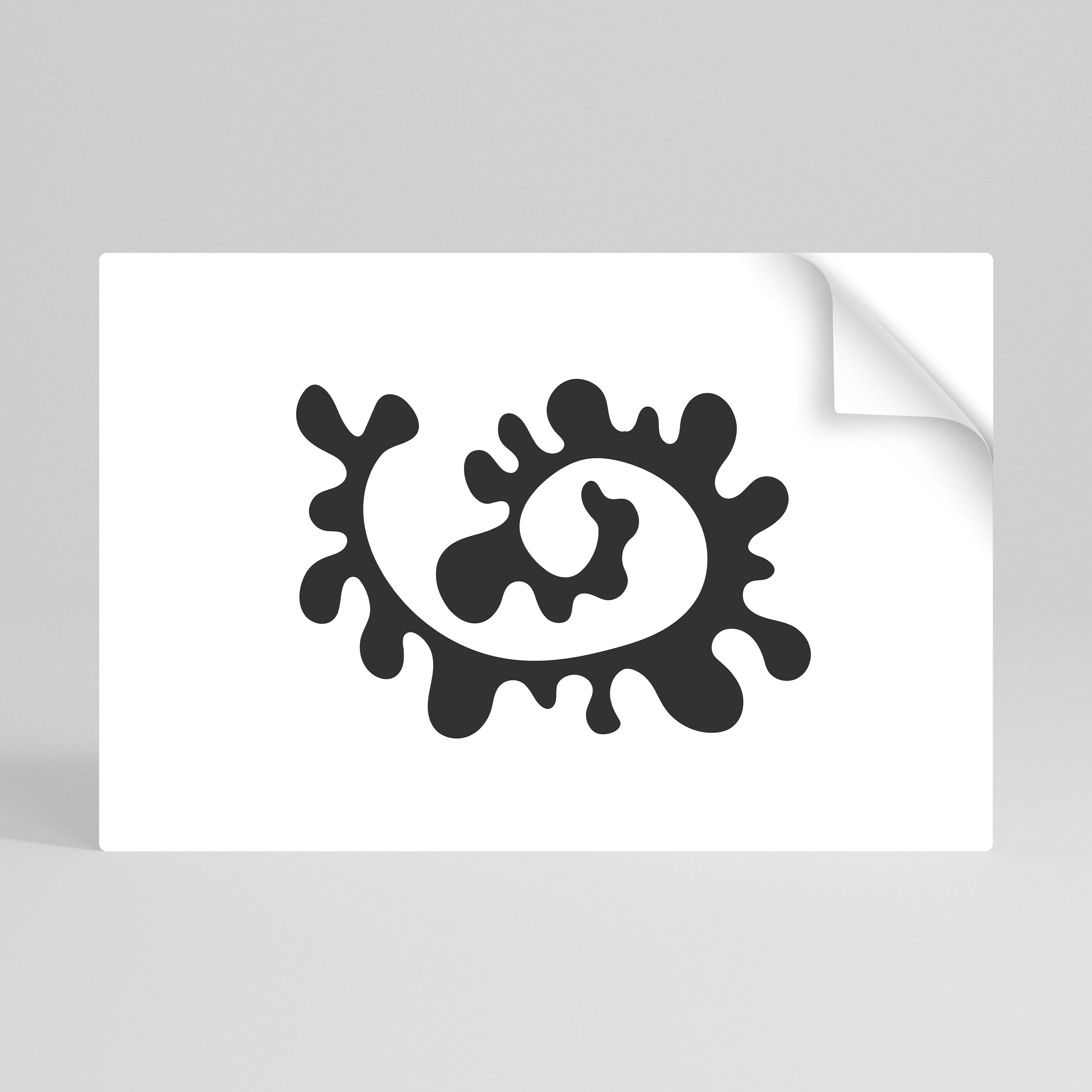 Affiche horizontale autocollante LE MÉLANGE D'HIER