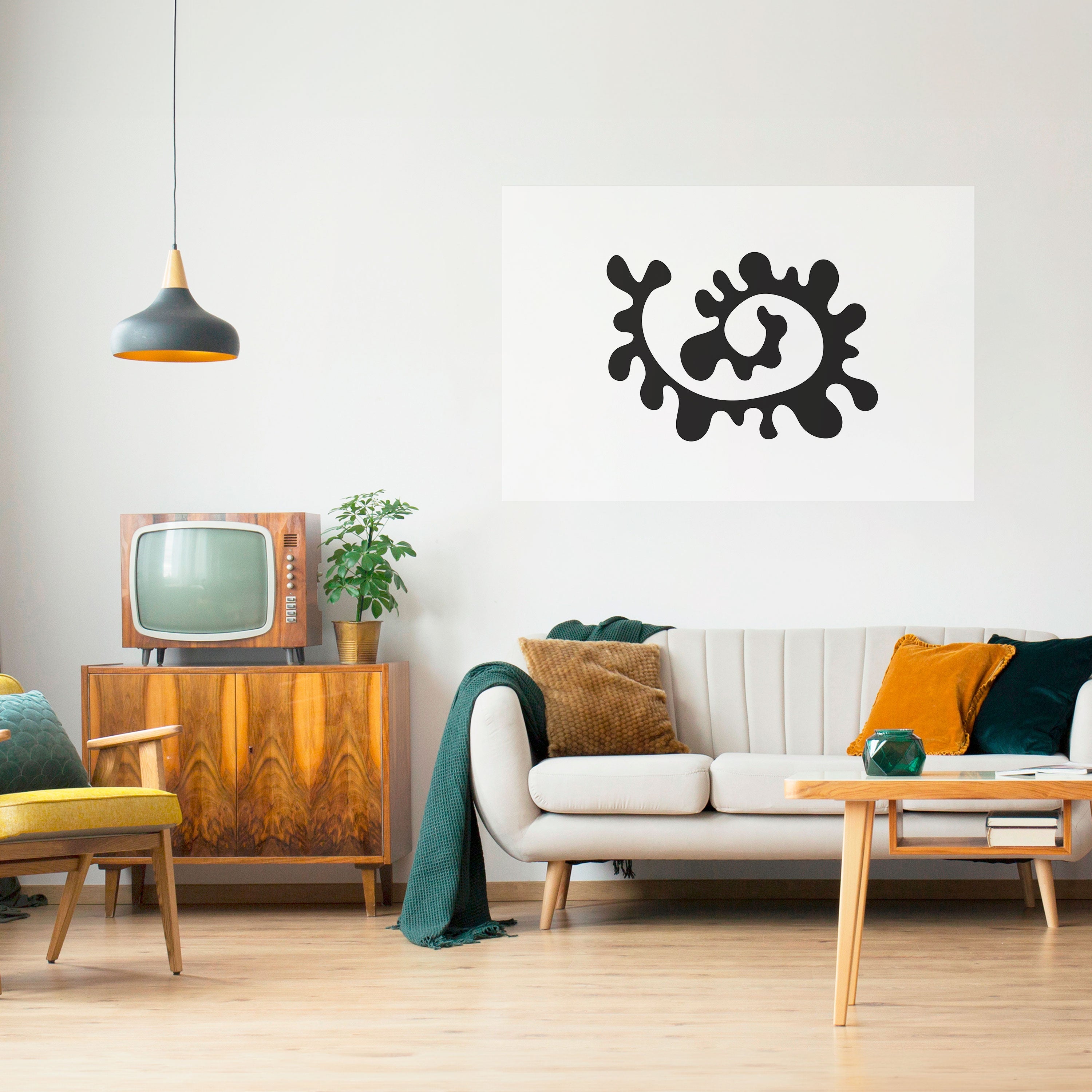 Affiche horizontale autocollante LE MÉLANGE D'HIER