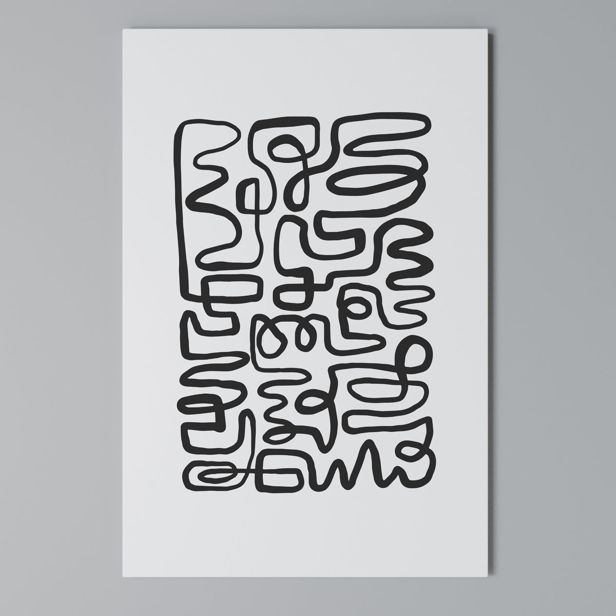 LOST IN THE ECHO Vertical Canvas Print