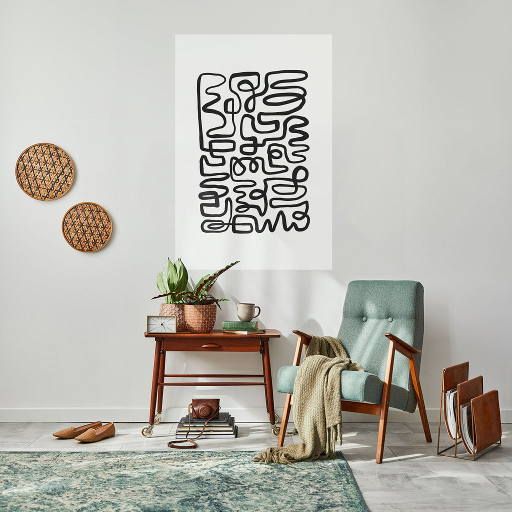 Affiche verticale autocollante « LOST IN THE ECHO »