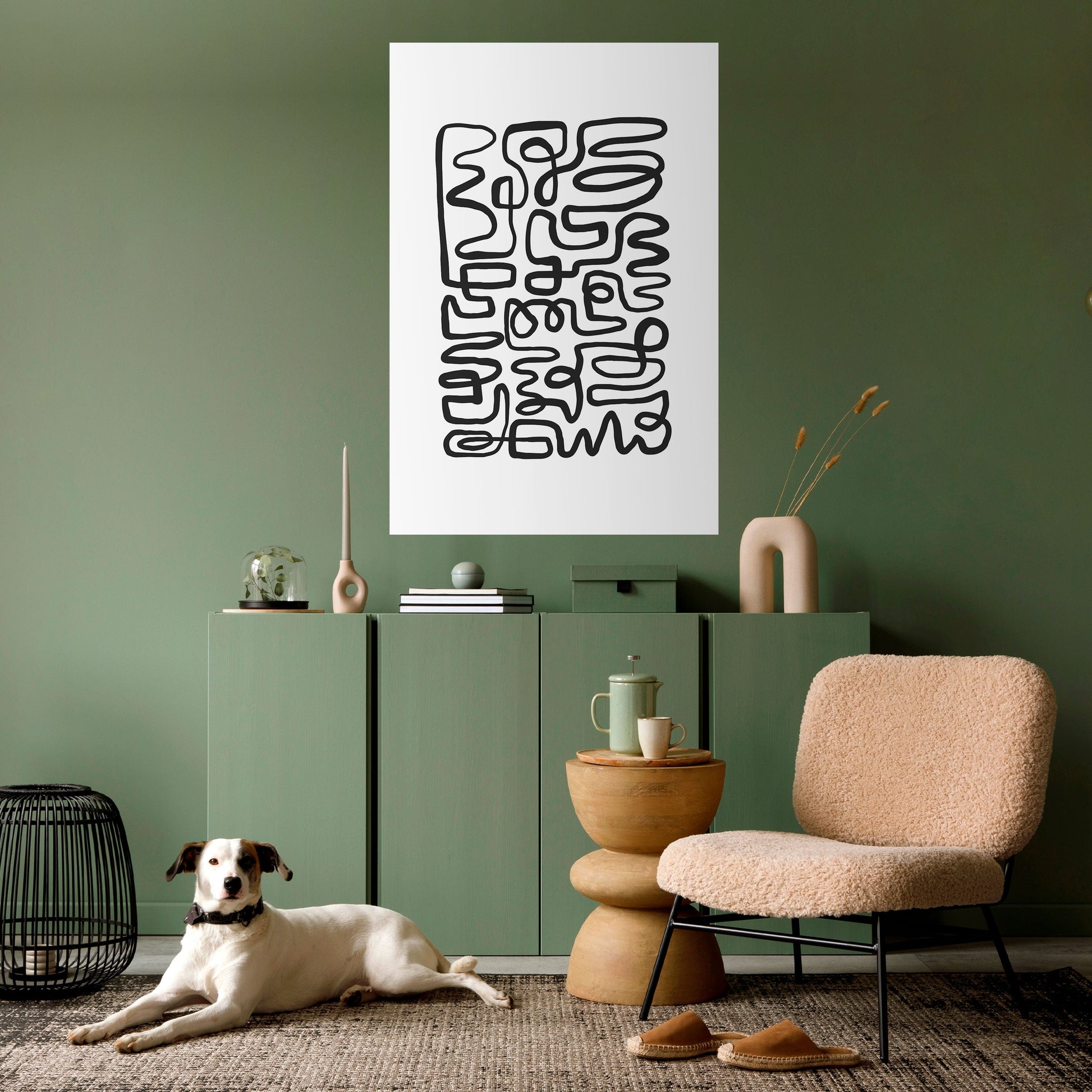 Affiche verticale autocollante « LOST IN THE ECHO »