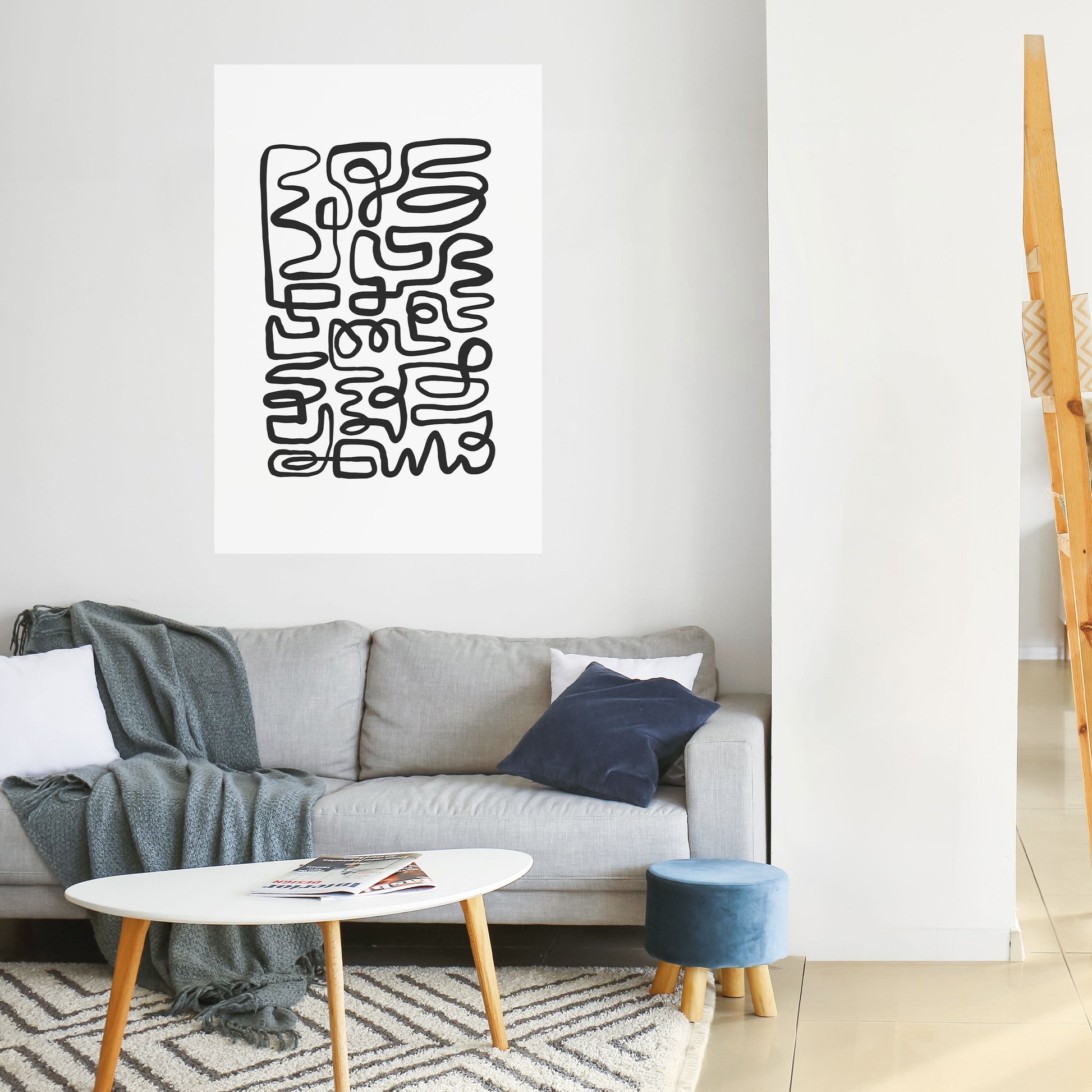 Affiche verticale autocollante « LOST IN THE ECHO »