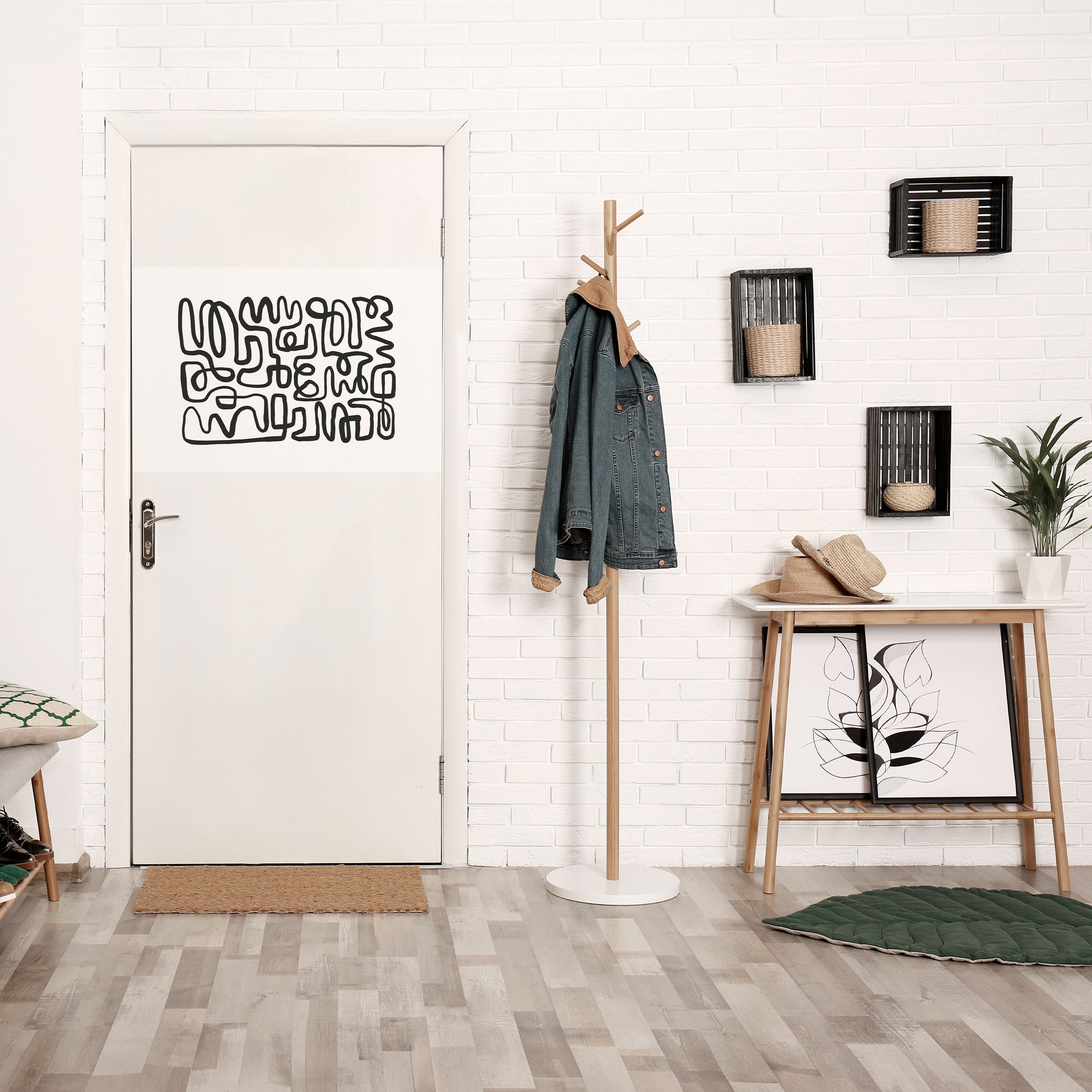 Affiche horizontale autocollante « LOST IN THE ECHO »