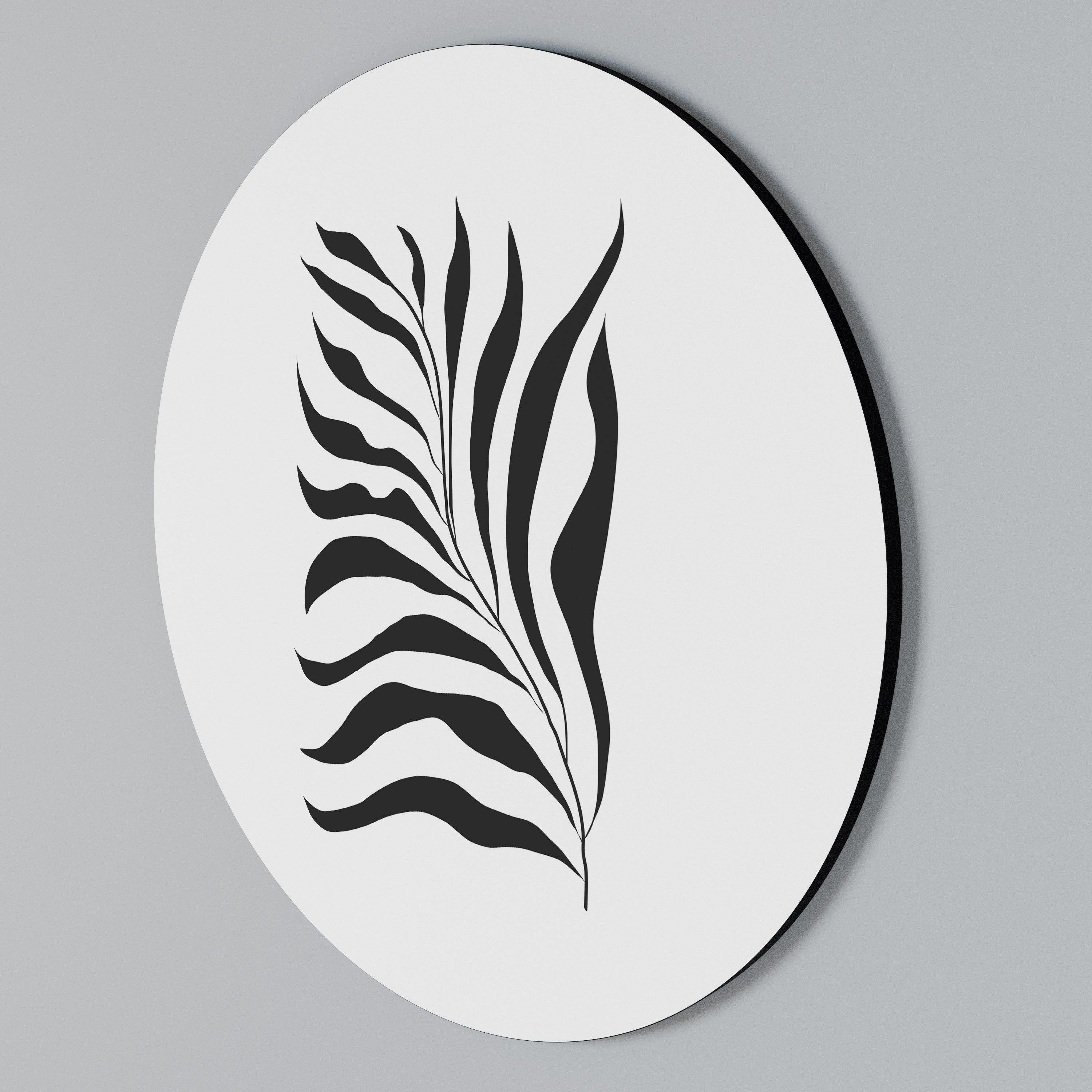 SHADOW PLANT Round Wall Art