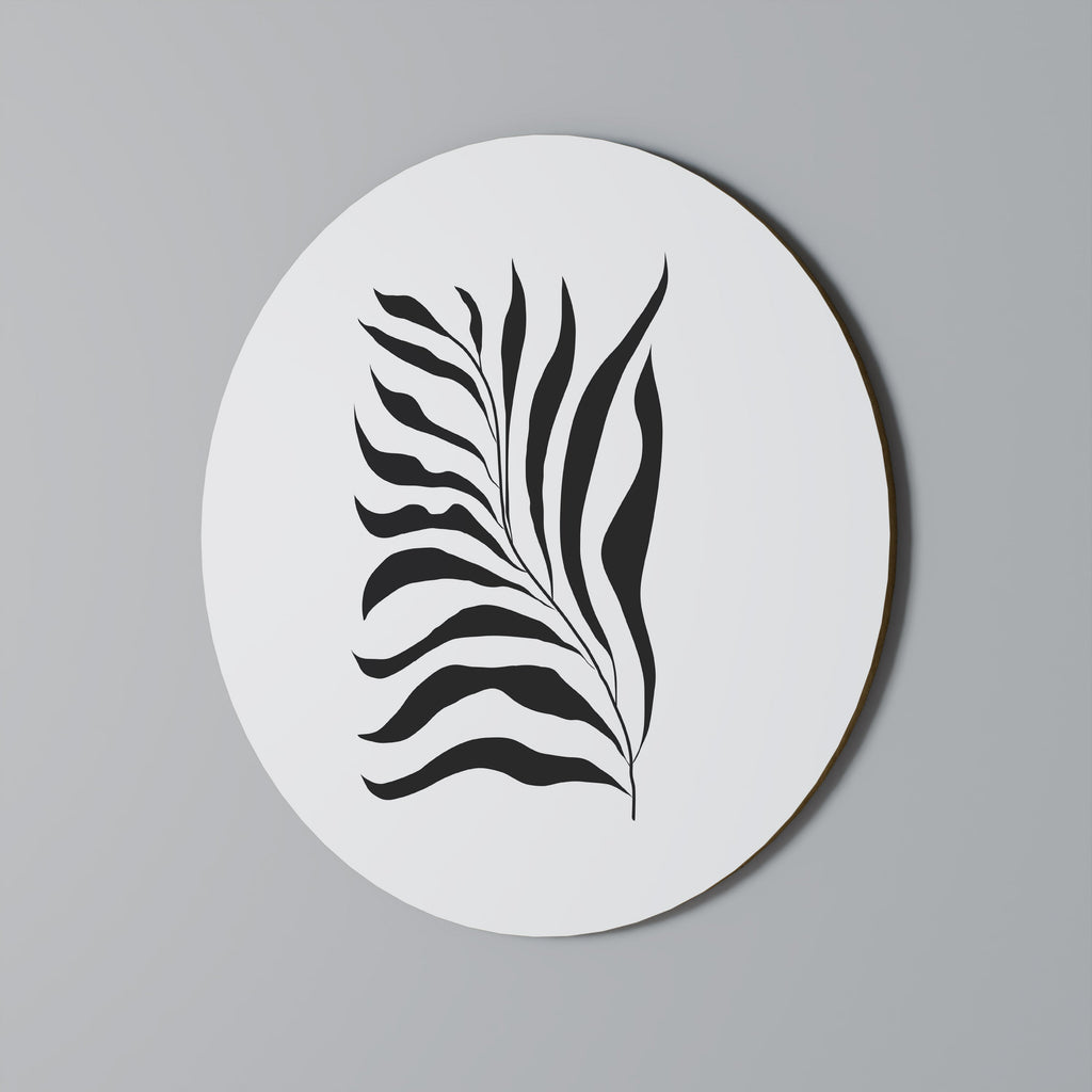 Décoration murale ronde SHADOW PLANT