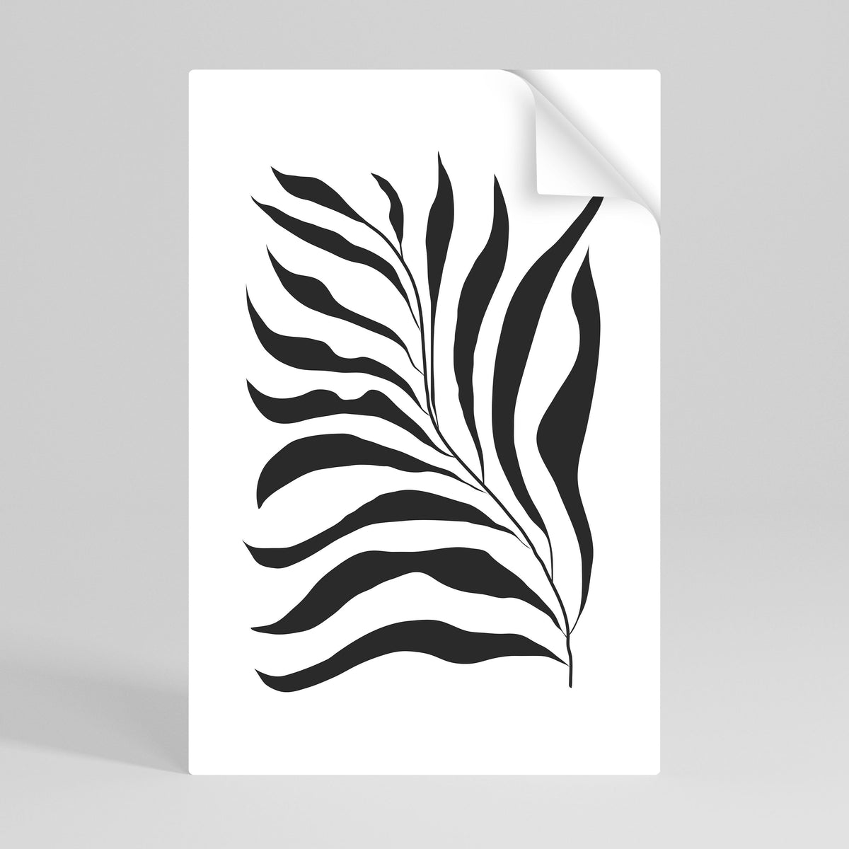 Affiche verticale autocollante « SHADOW PLANT »