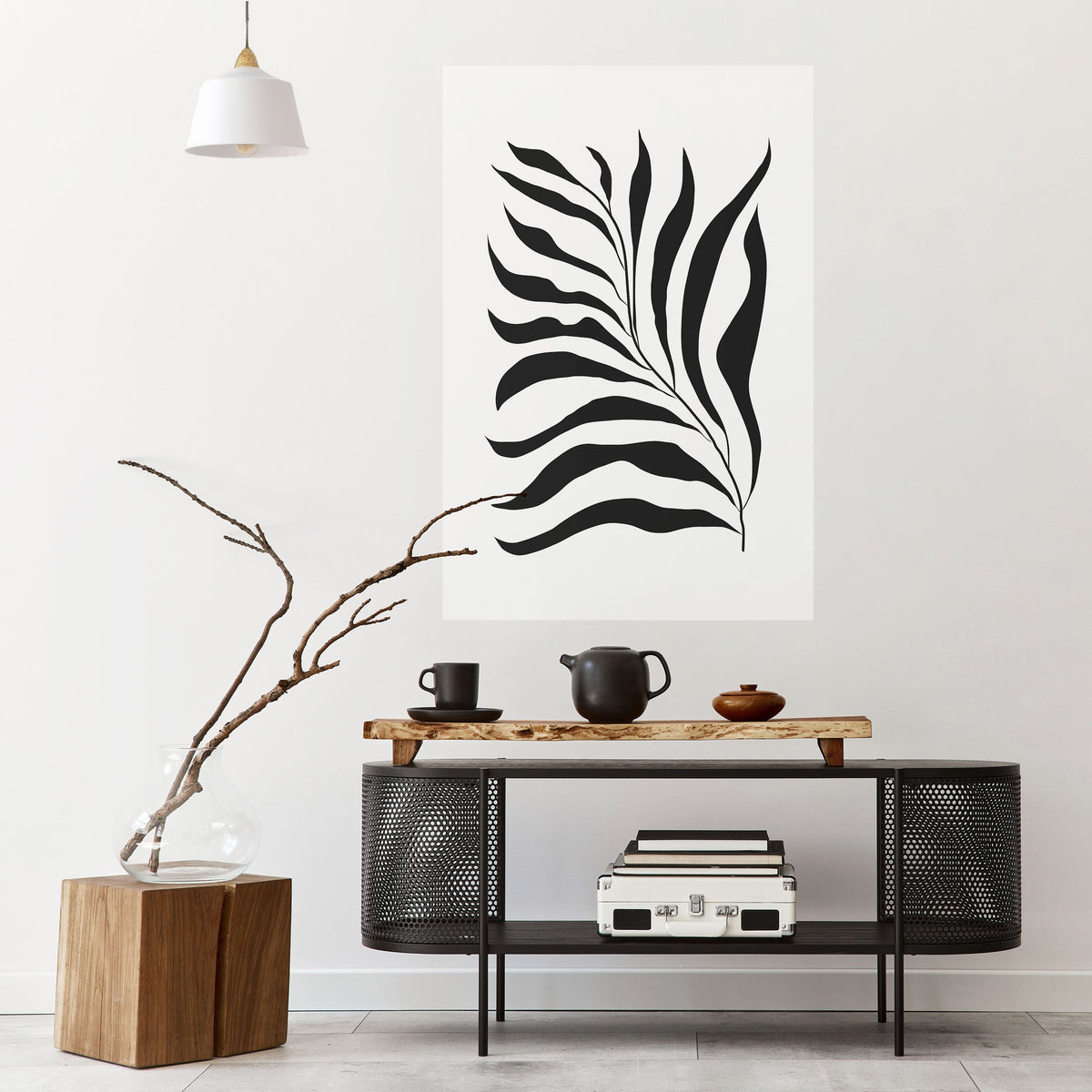 Affiche verticale autocollante « SHADOW PLANT »