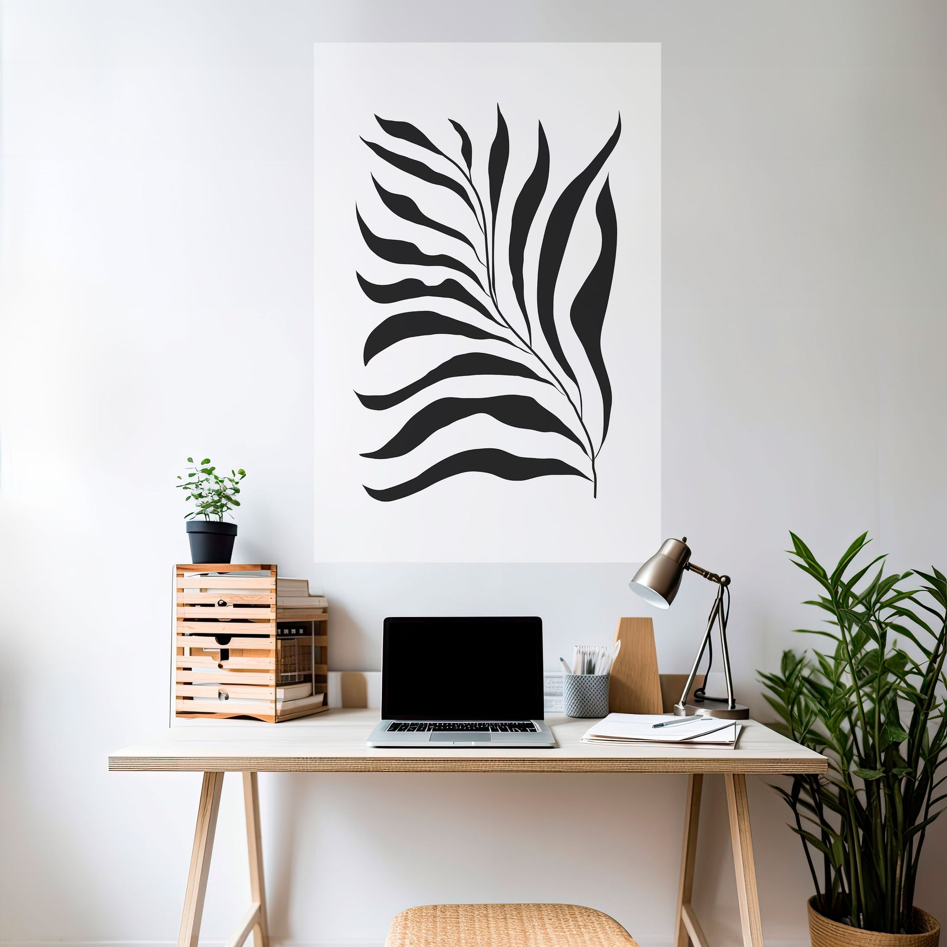 Affiche verticale autocollante « SHADOW PLANT »