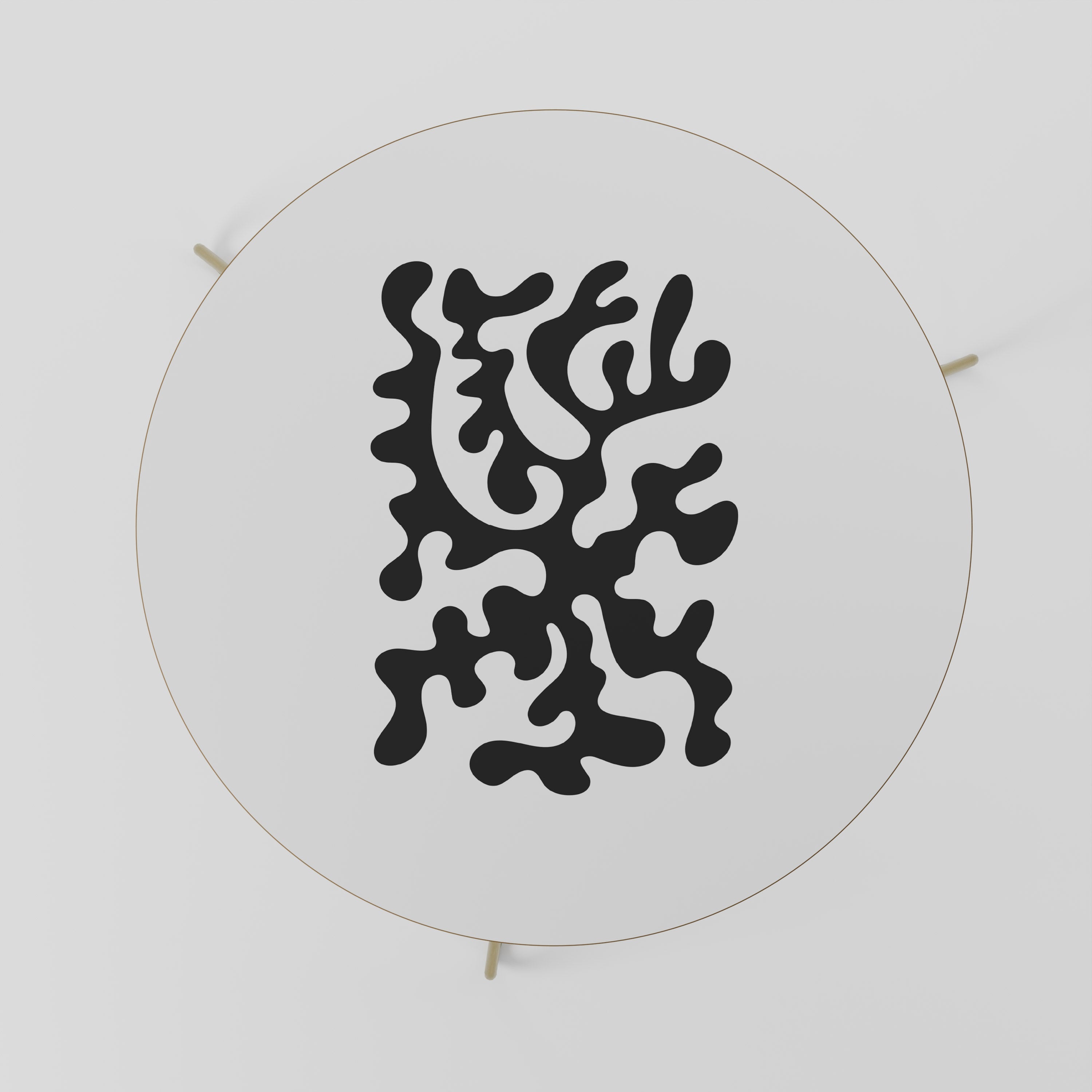 Table basse CASCADE CHARBON 69