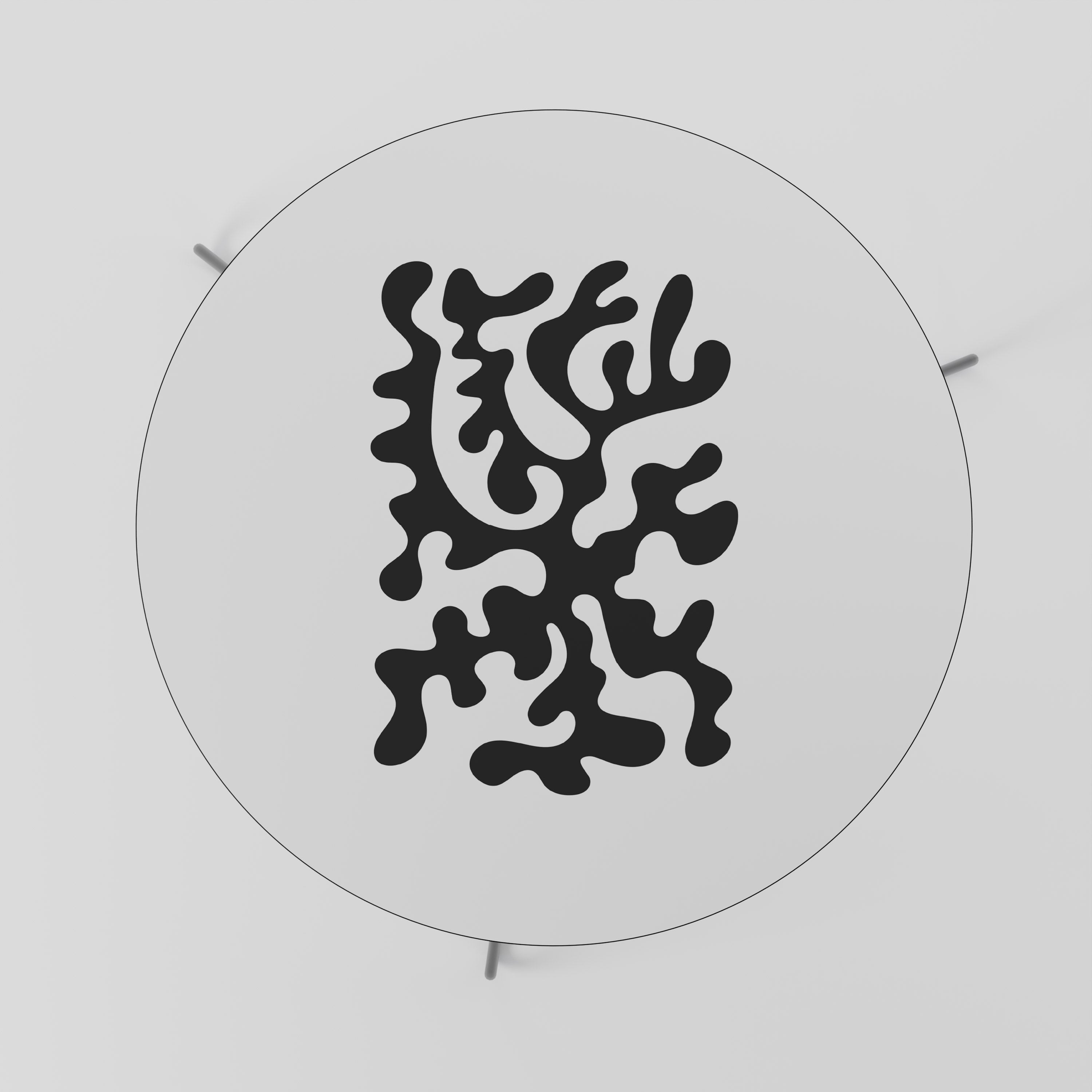 Table basse CASCADE CHARBON 69