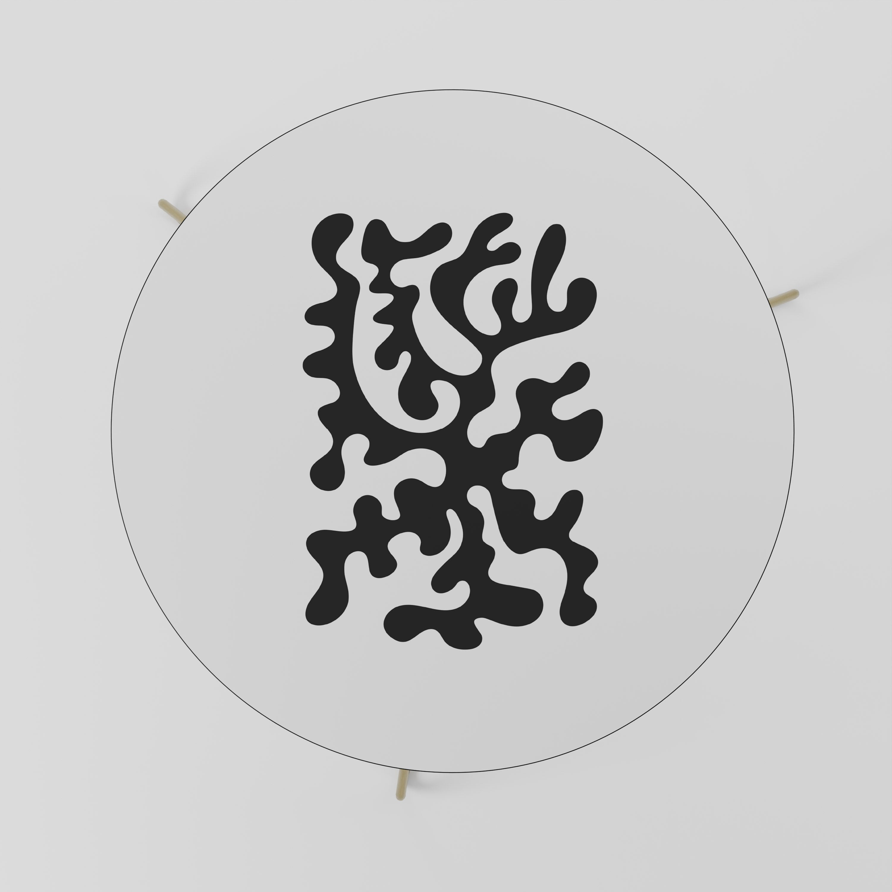 Table basse CASCADE CHARBON 69