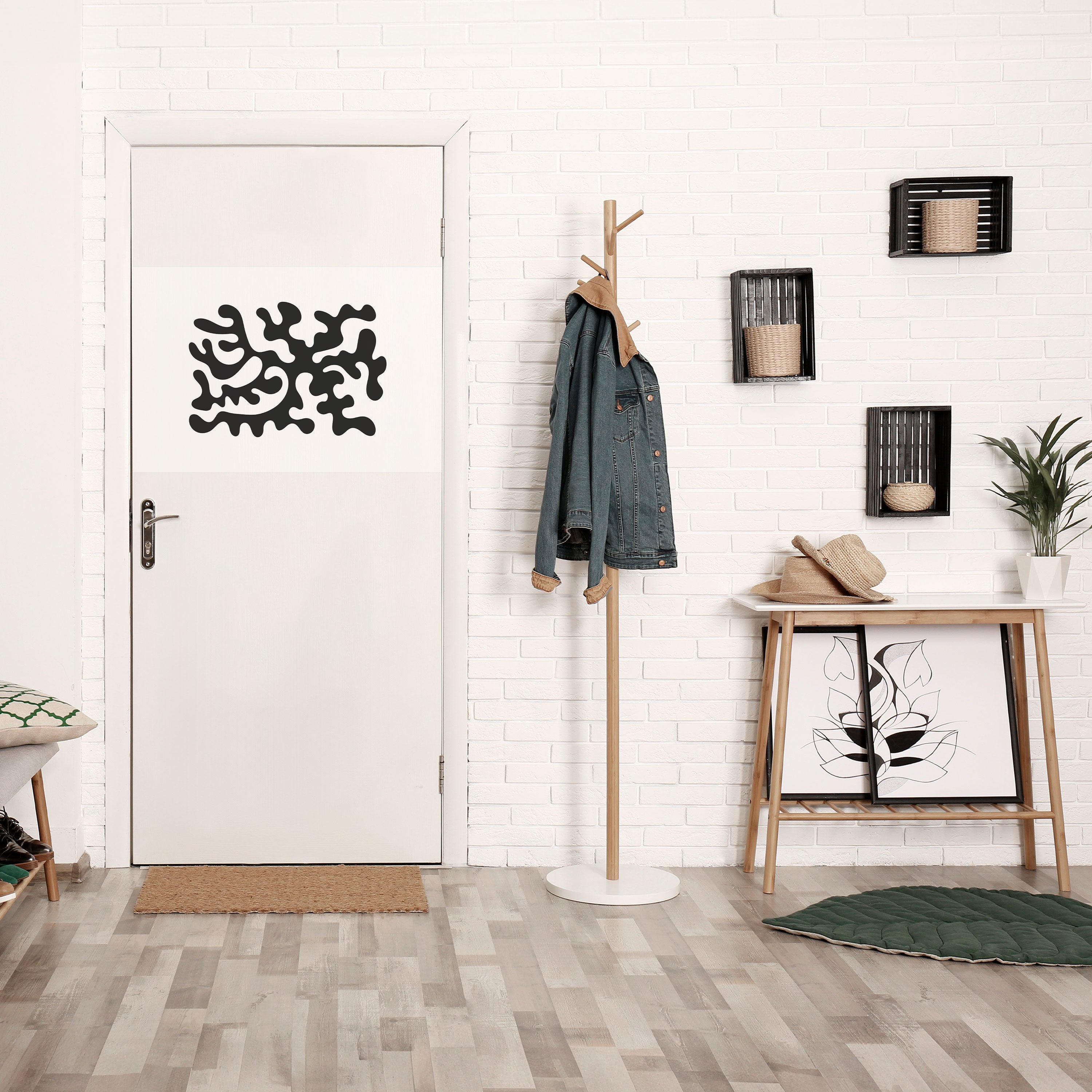 Affiche horizontale autocollante « CASCADE DE CHARBON »