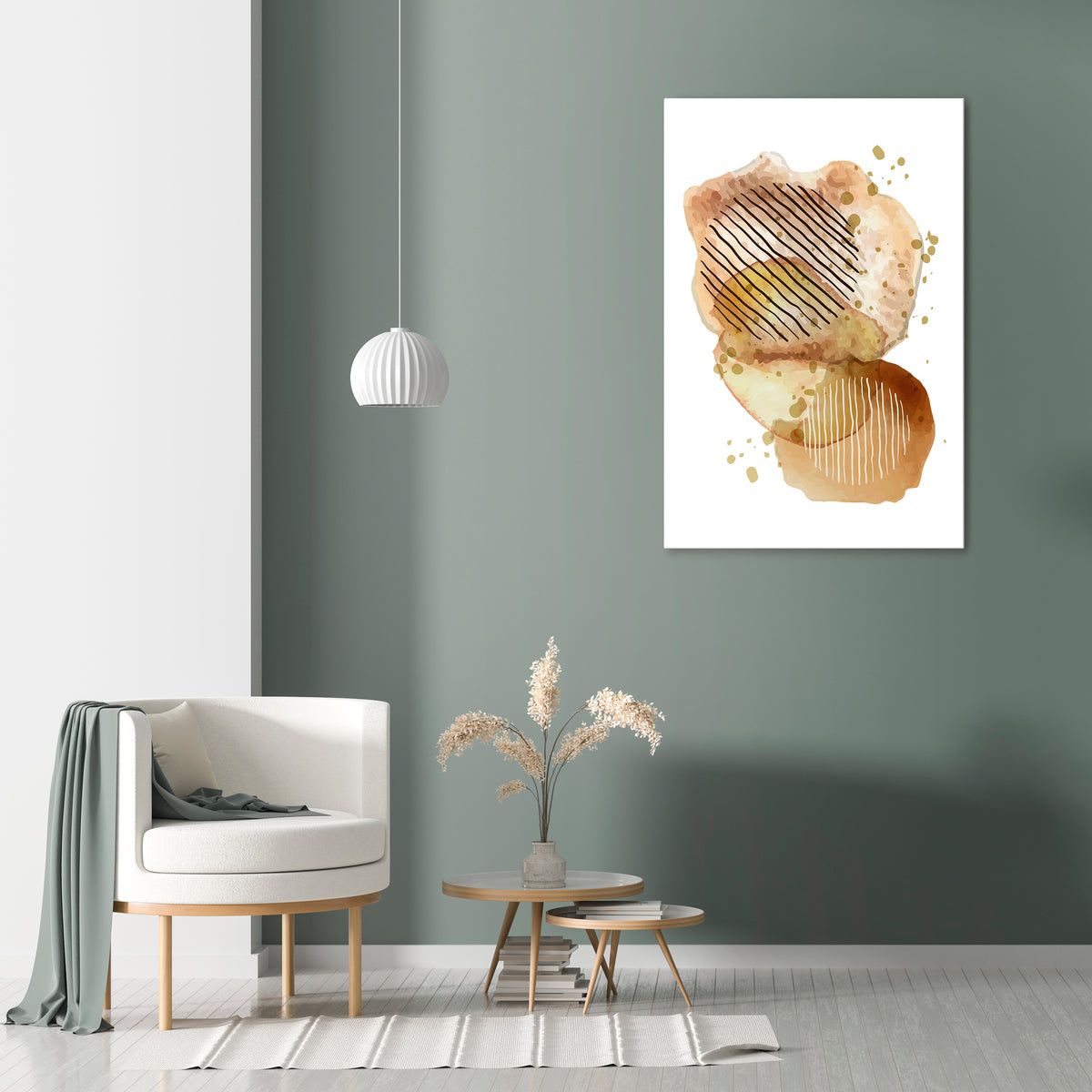 TRANSCENDENTAL HARMONY Vertical Canvas Print