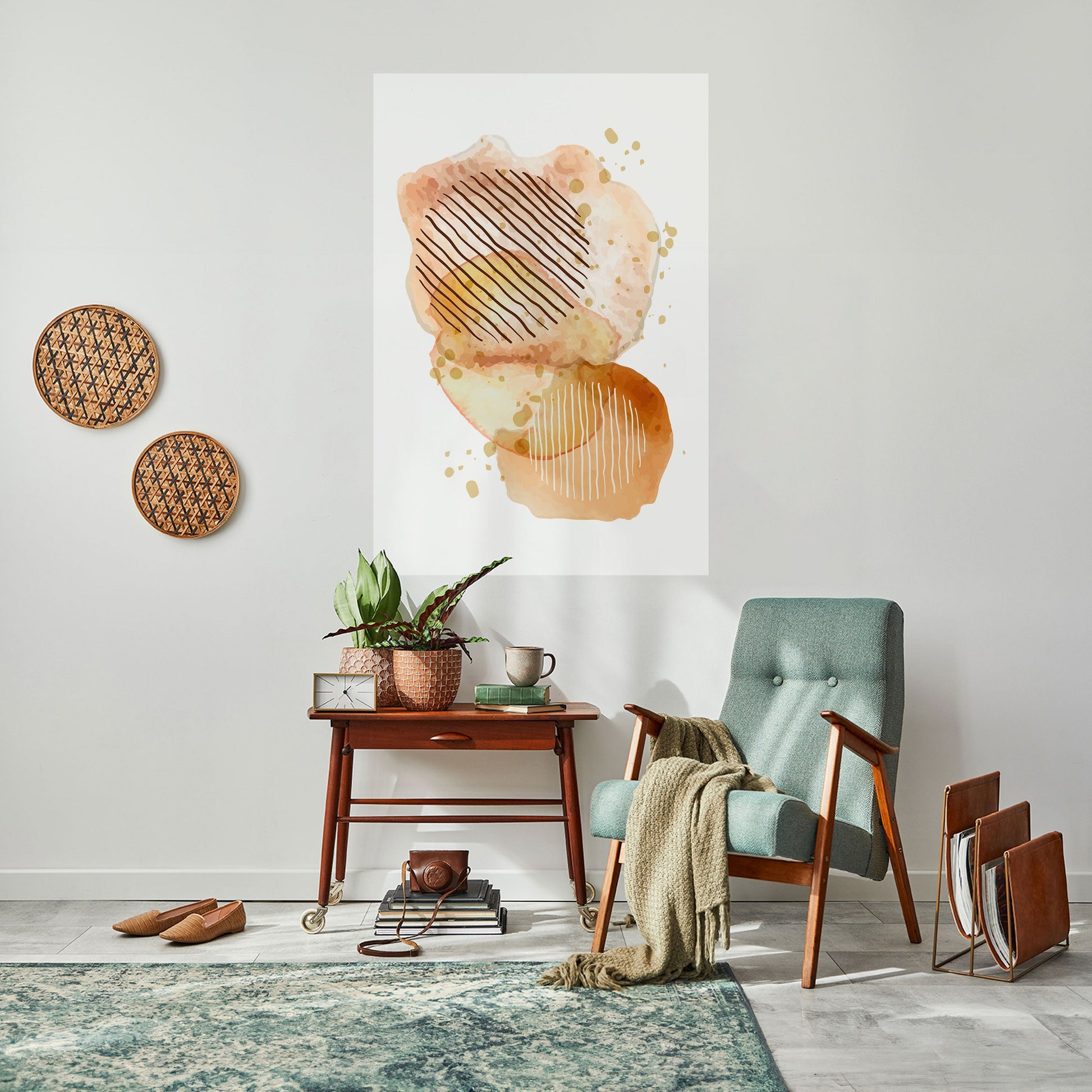 Affiche verticale autocollante « HARMONIE TRANSCENDANTALE »