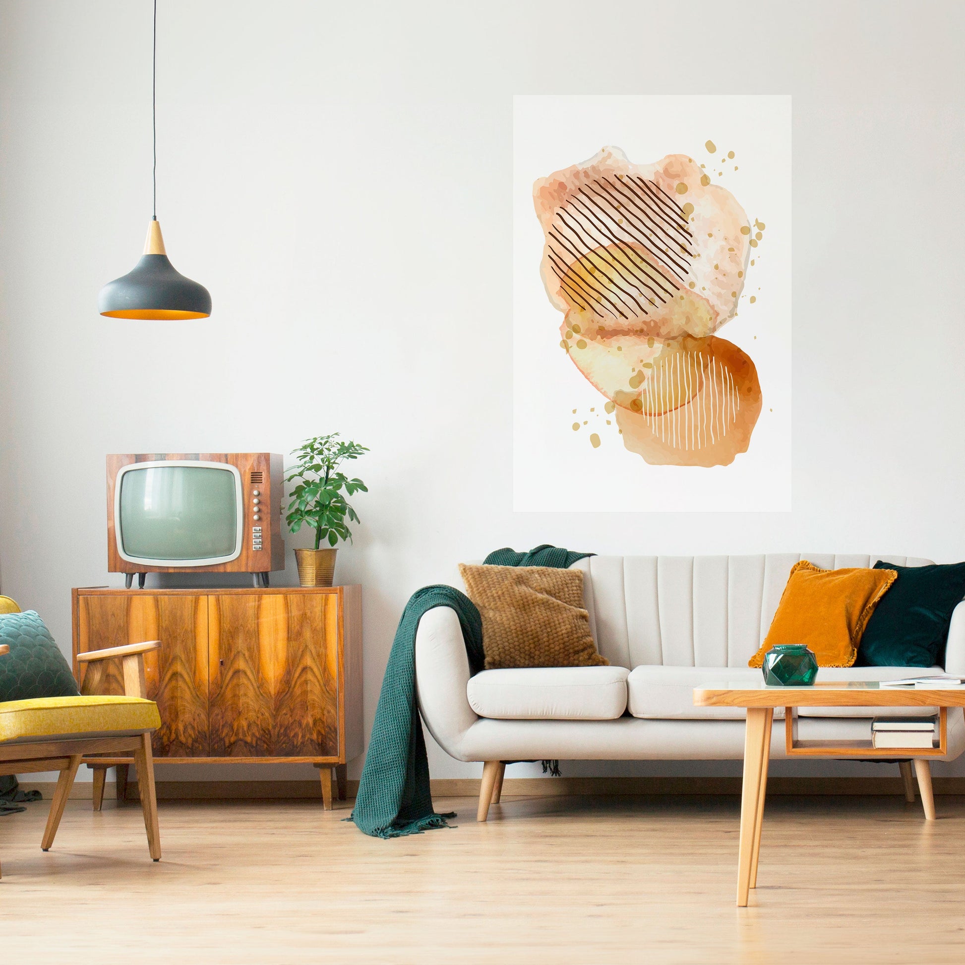 Affiche verticale autocollante « HARMONIE TRANSCENDANTALE »
