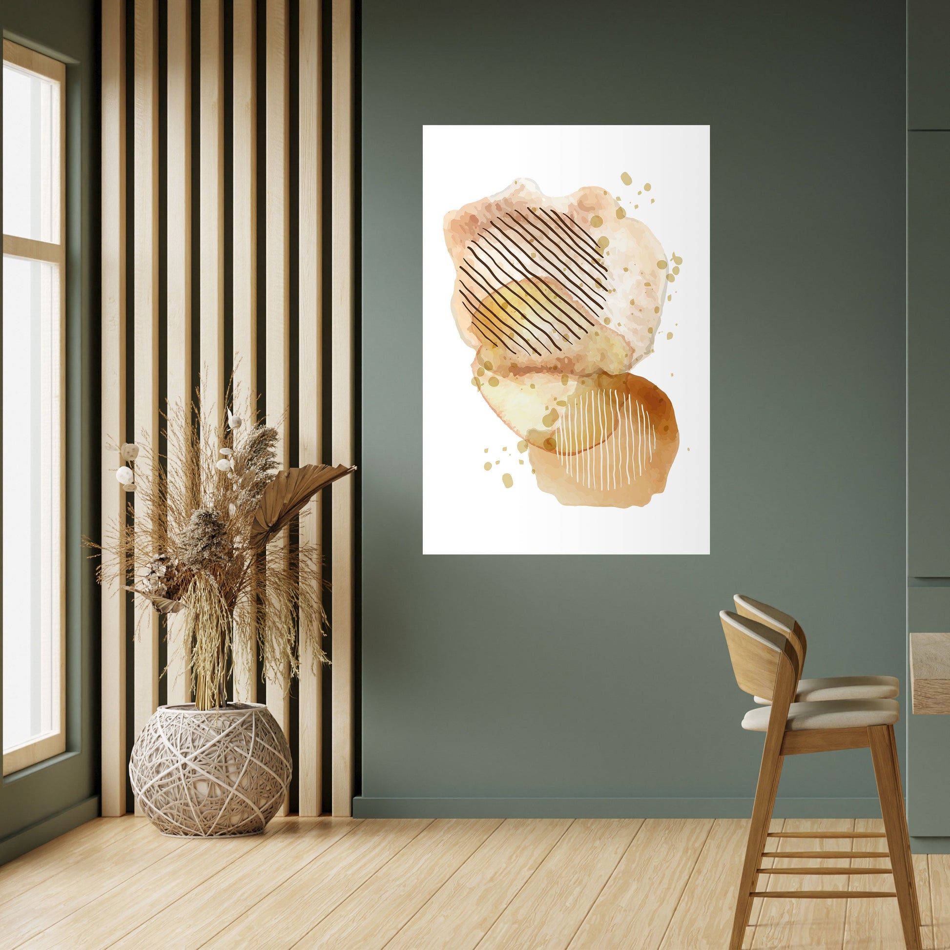 Affiche verticale autocollante « HARMONIE TRANSCENDANTALE »
