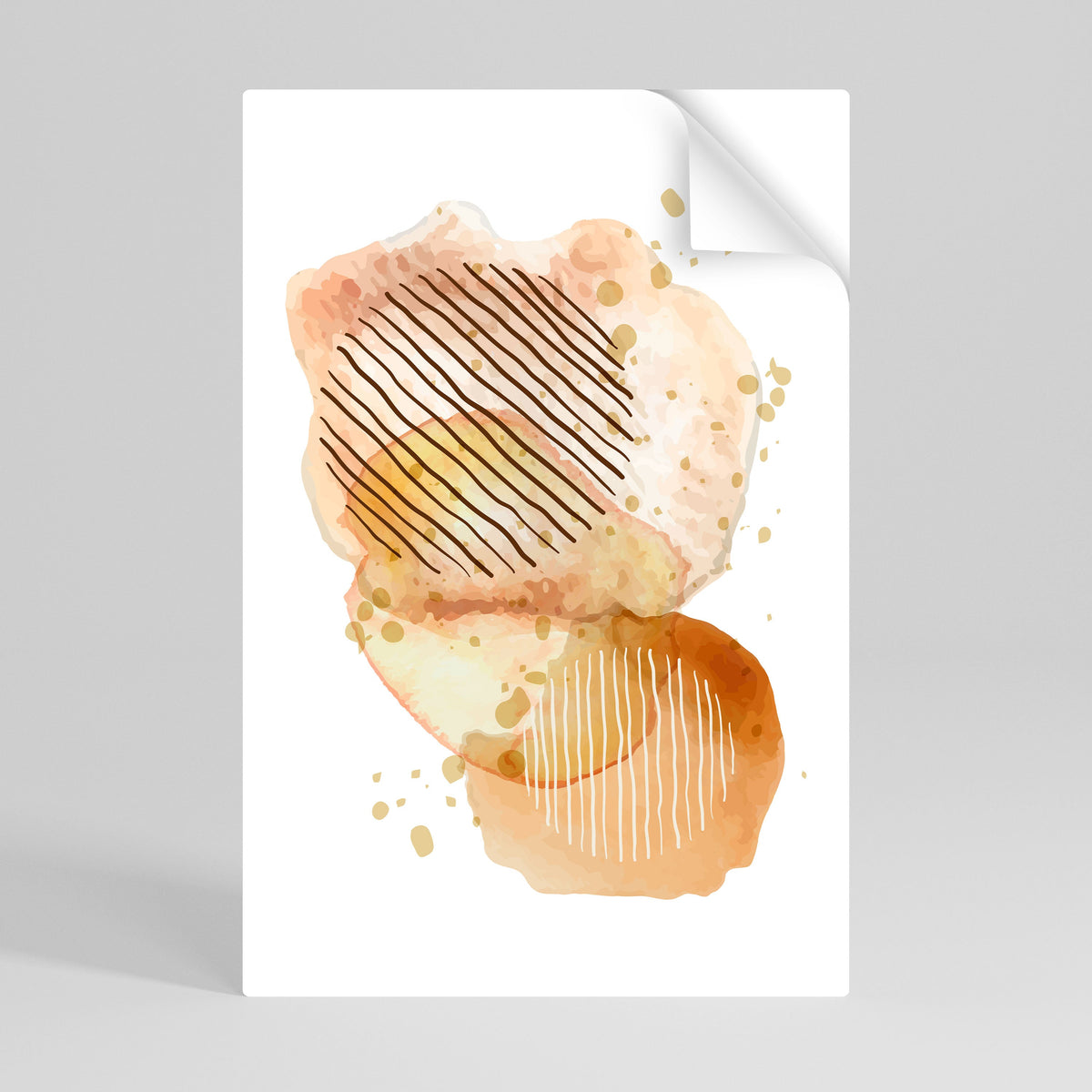 Affiche verticale autocollante « HARMONIE TRANSCENDANTALE »