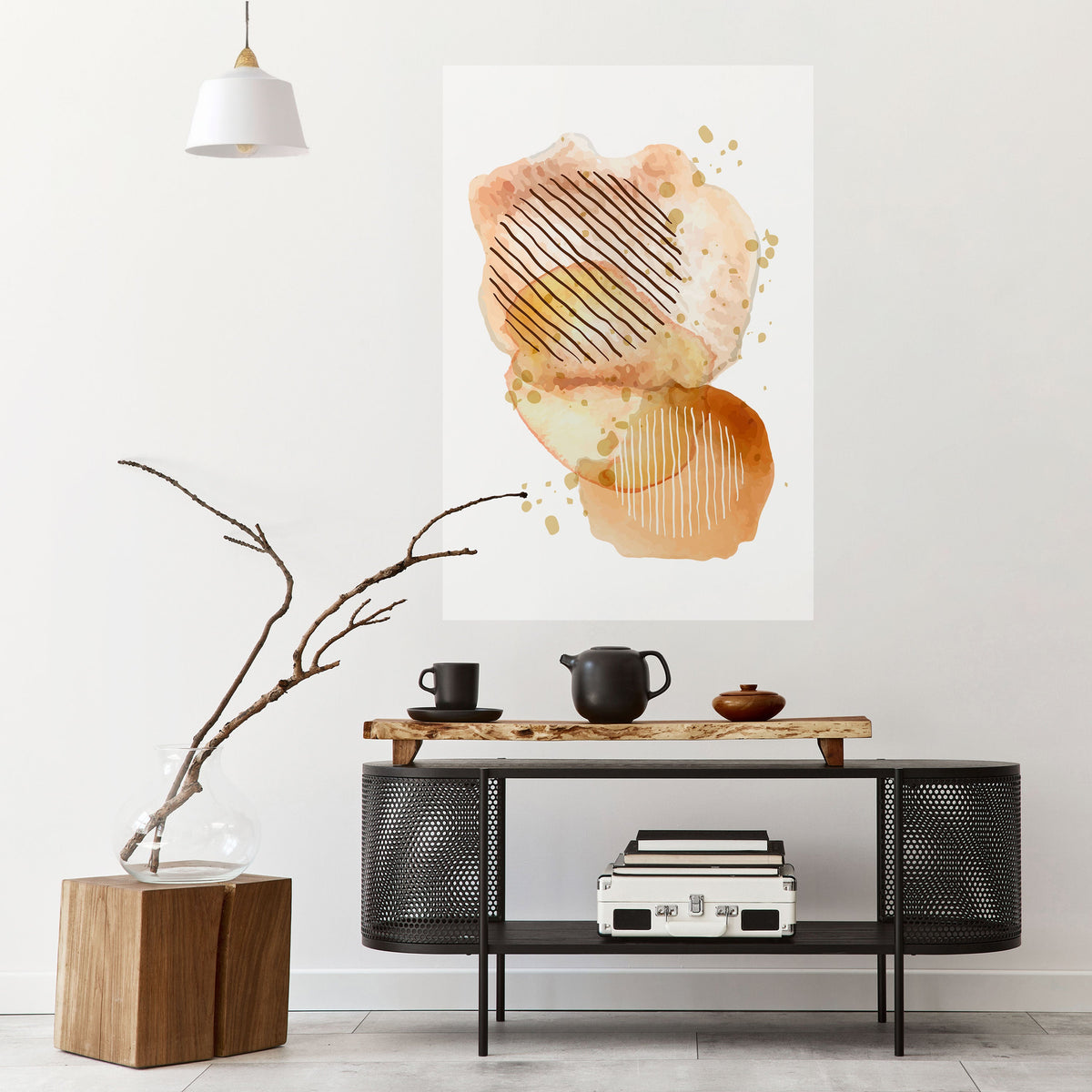 Affiche verticale autocollante « HARMONIE TRANSCENDANTALE »