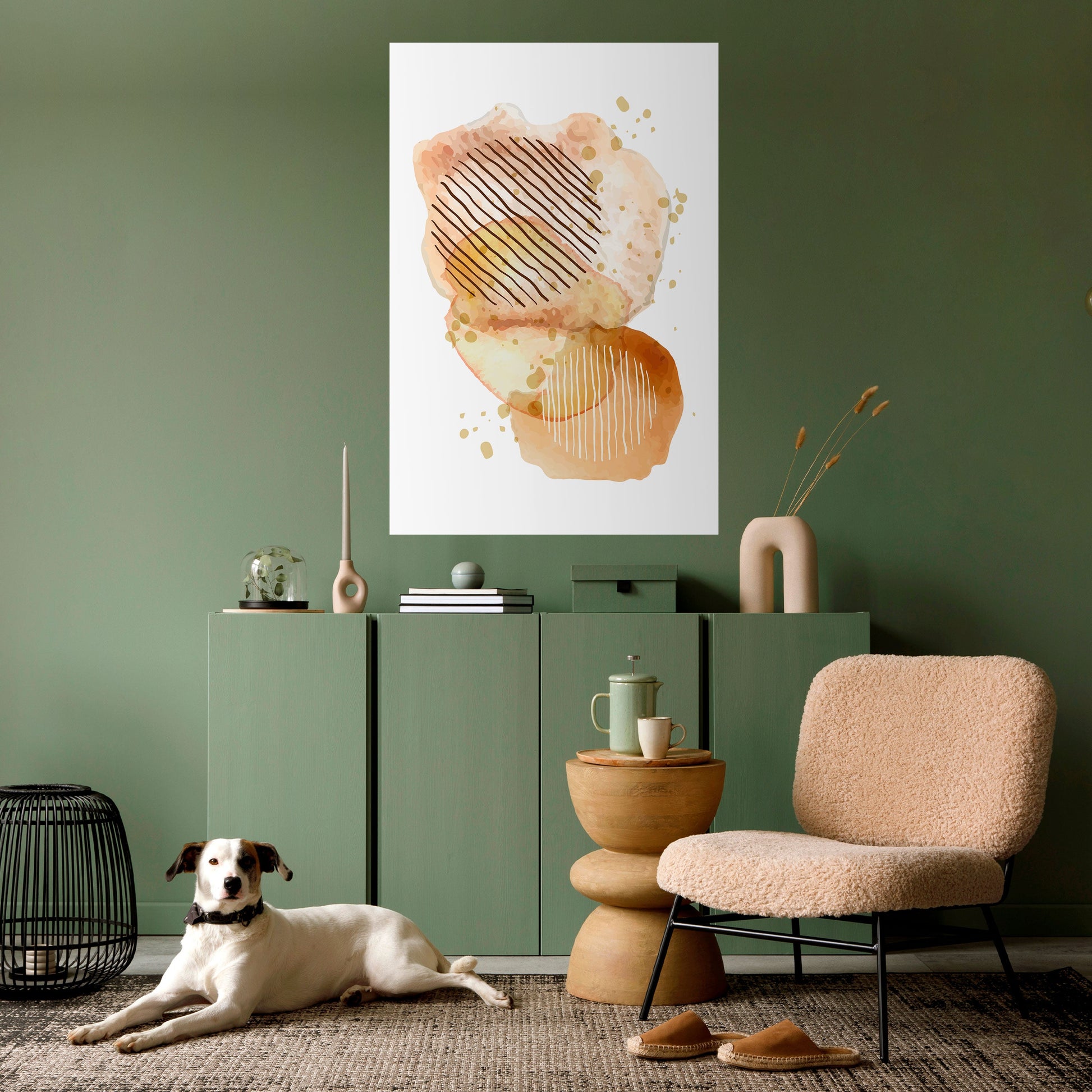 Affiche verticale autocollante « HARMONIE TRANSCENDANTALE »