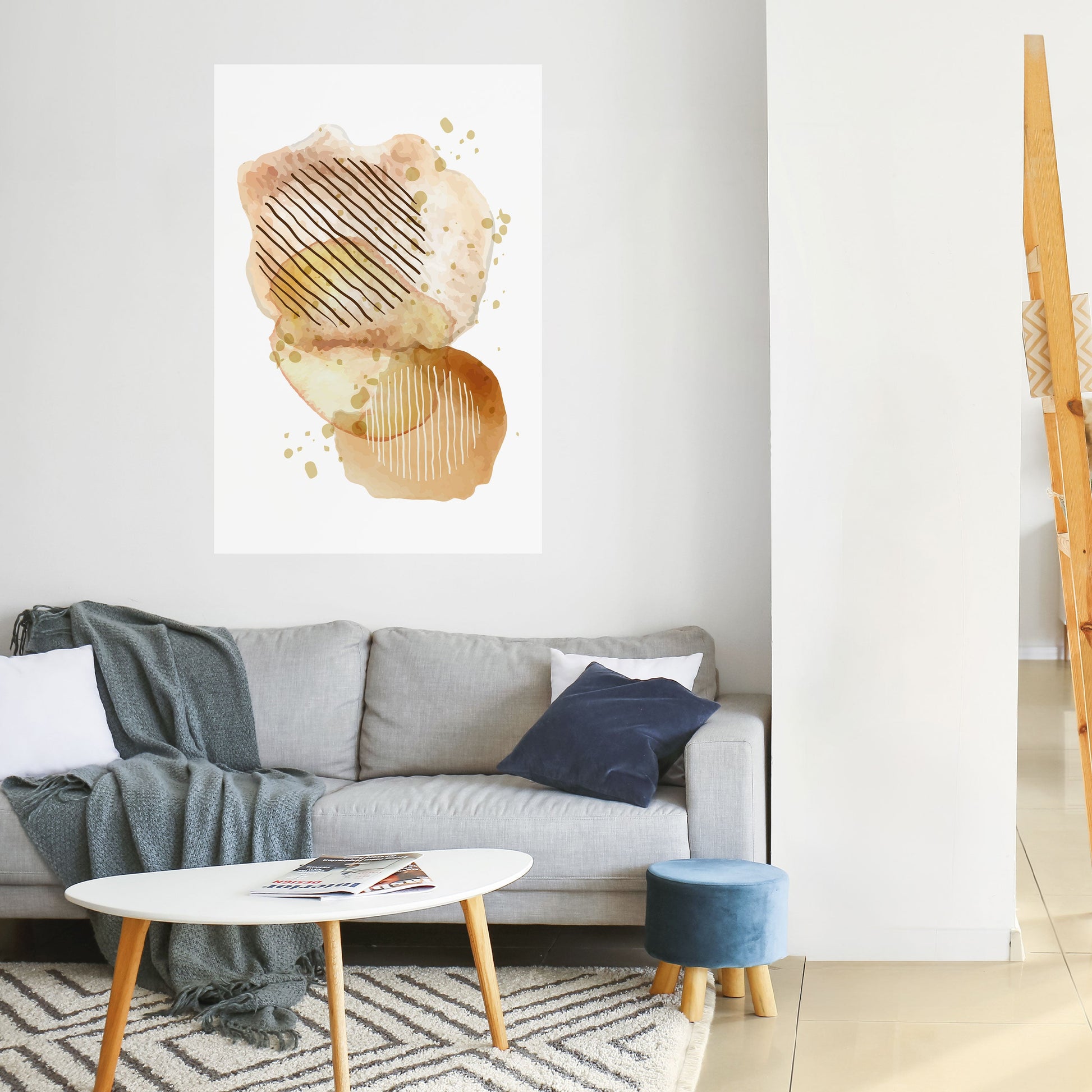 Affiche verticale autocollante « HARMONIE TRANSCENDANTALE »