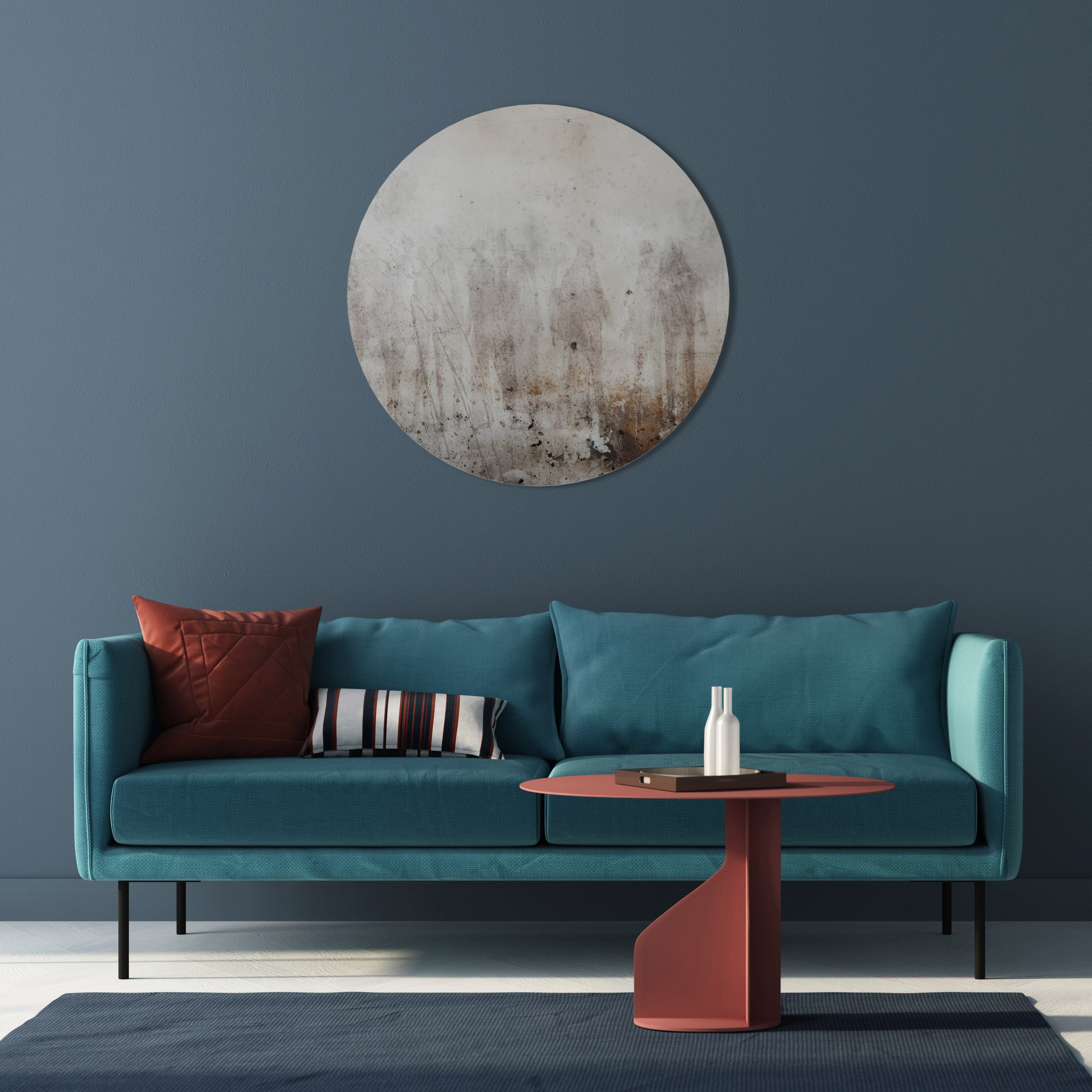 Art mural rond SERENE SPECTRUM