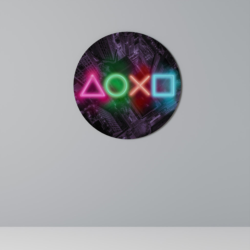 CYBERPUNK CHRONICLE Décoration murale ronde