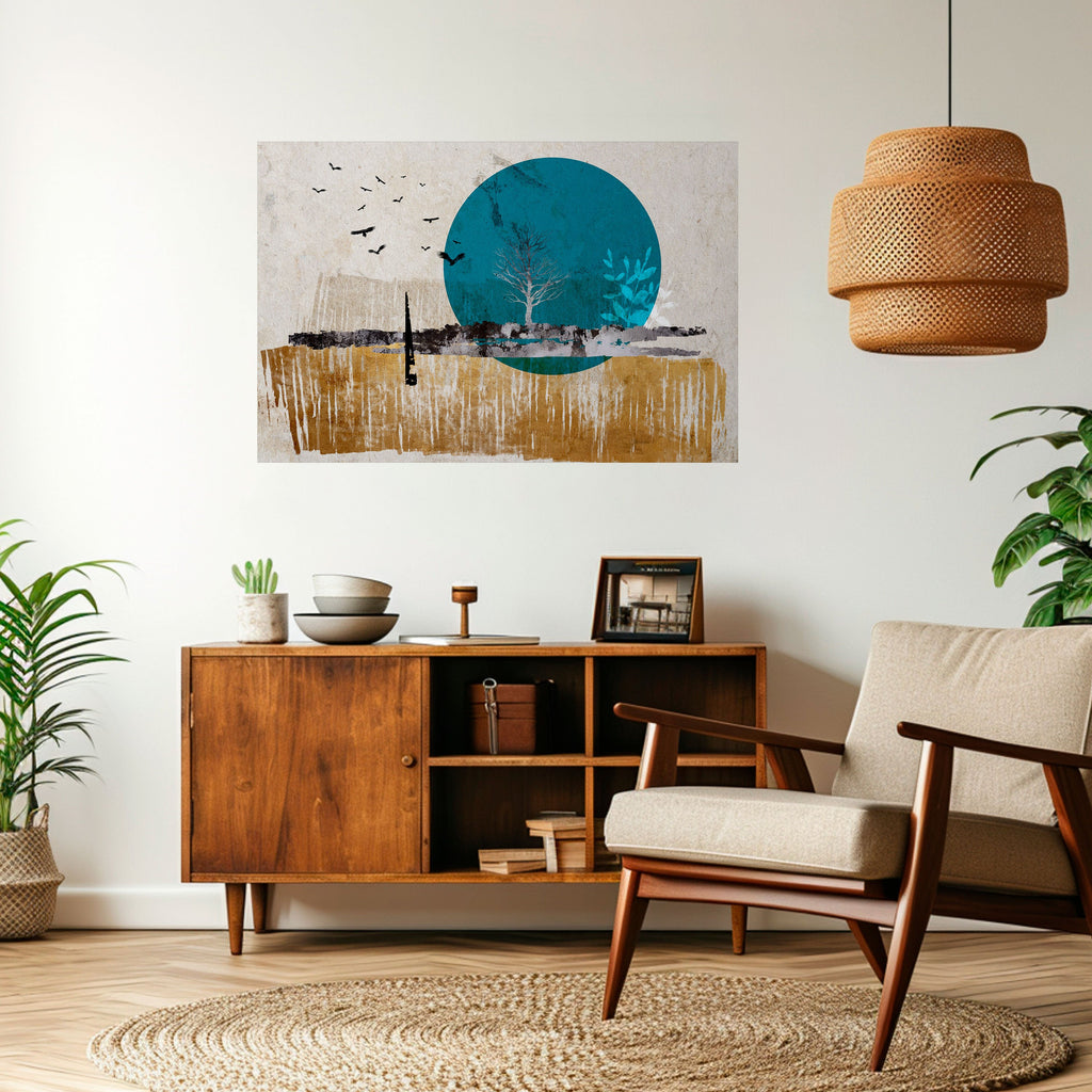 Affiche horizontale autocollante VOYAGE INTEMPOREL