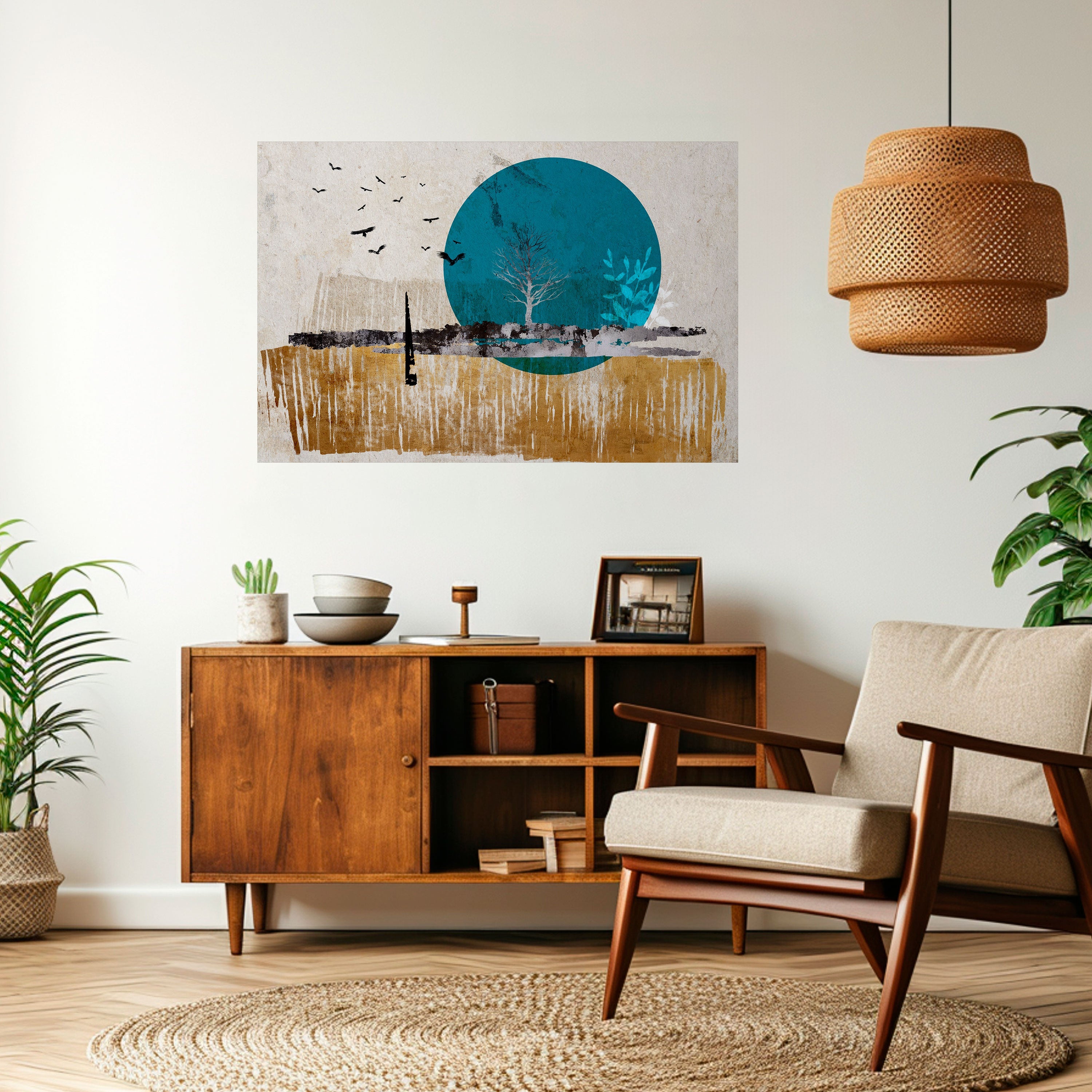 Affiche horizontale autocollante VOYAGE INTEMPOREL