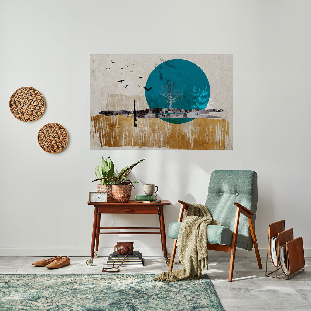 Affiche horizontale autocollante VOYAGE INTEMPOREL