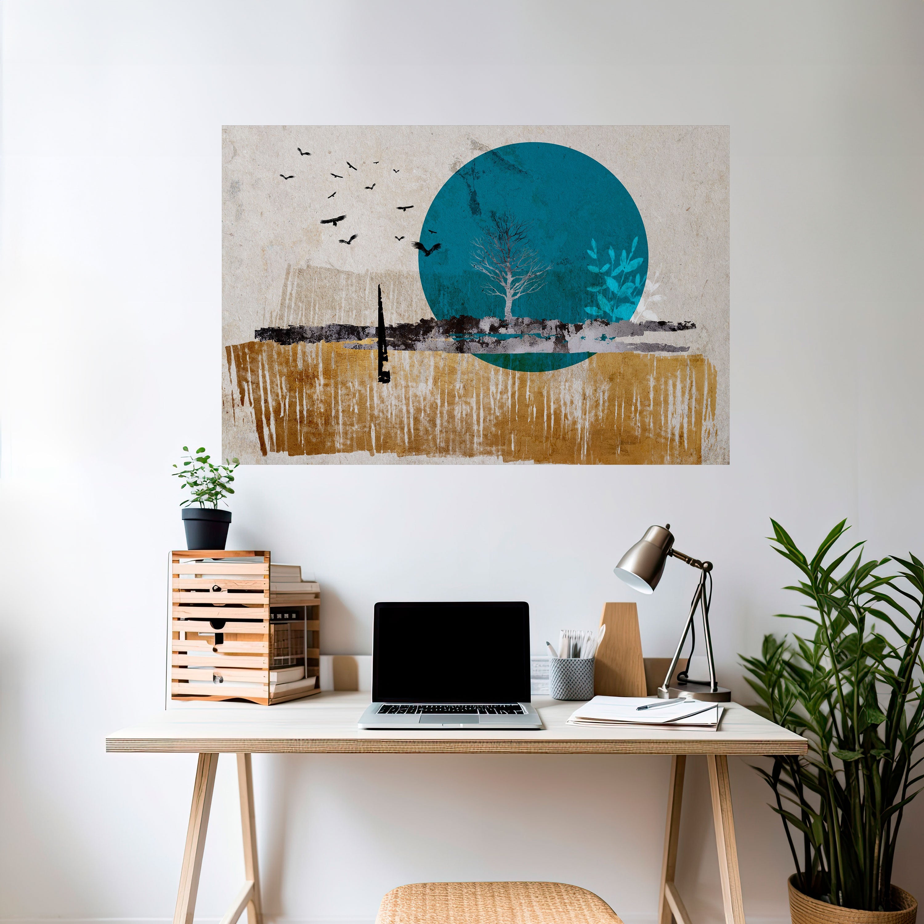 Affiche horizontale autocollante VOYAGE INTEMPOREL