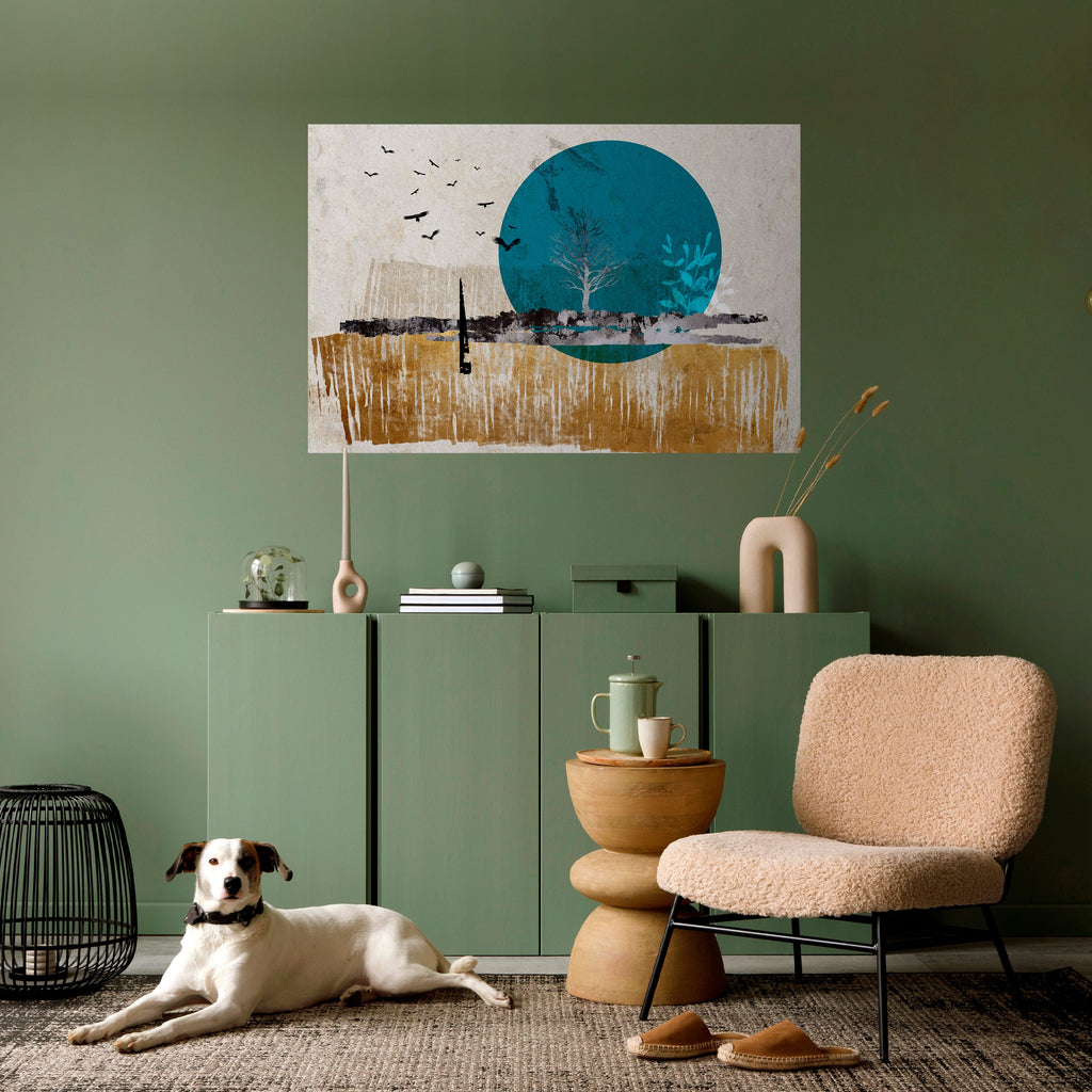 Affiche horizontale autocollante VOYAGE INTEMPOREL