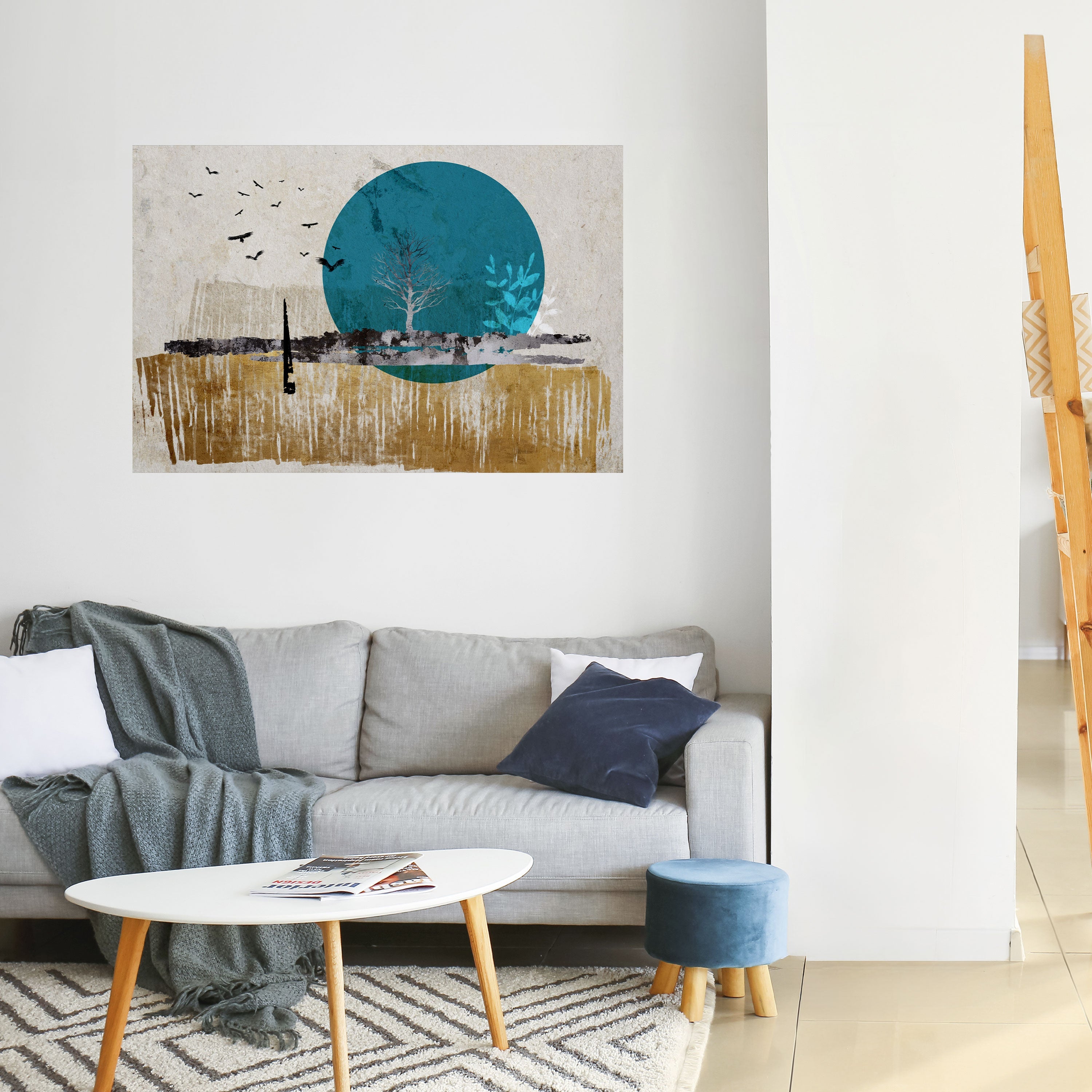 Affiche horizontale autocollante VOYAGE INTEMPOREL