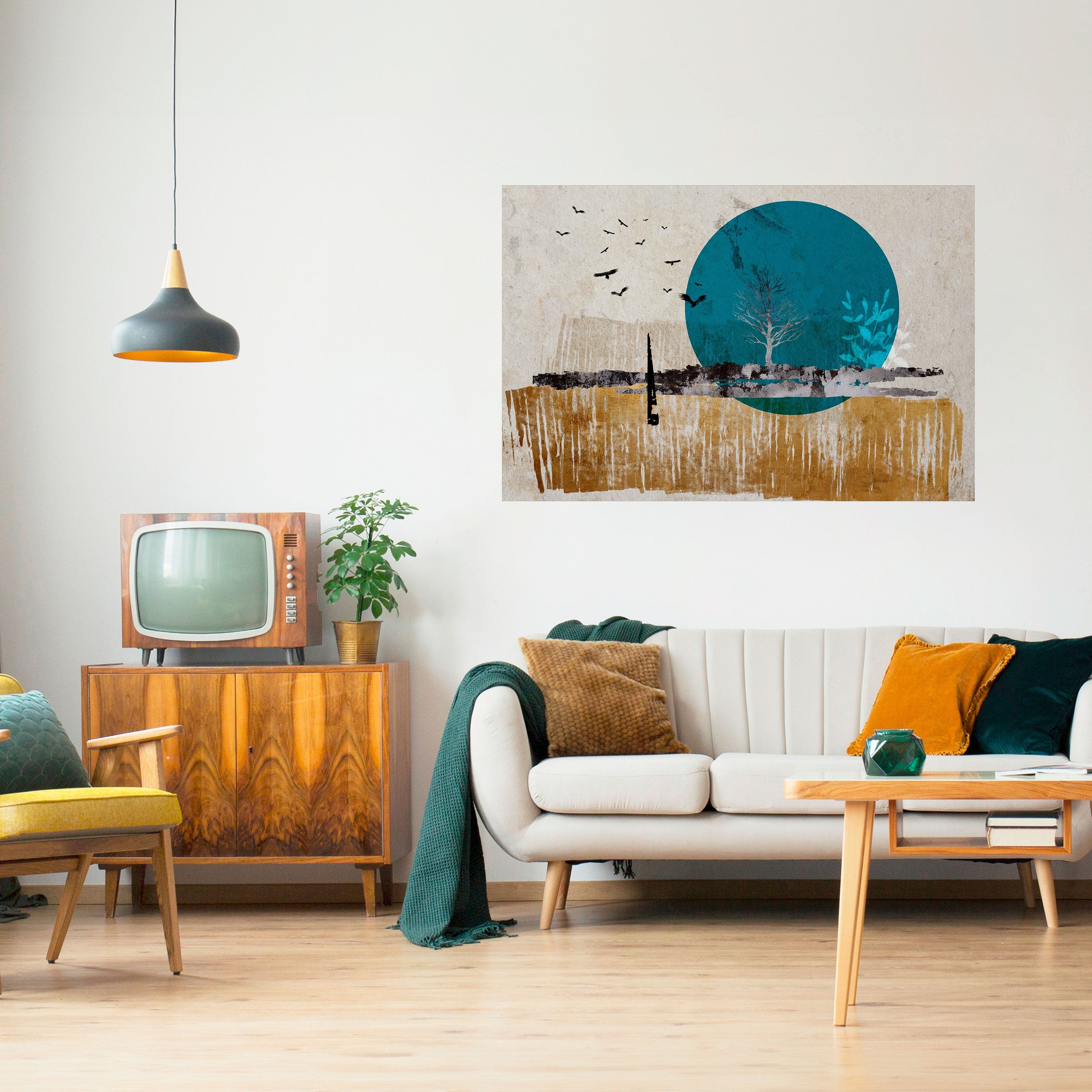 Affiche horizontale autocollante VOYAGE INTEMPOREL