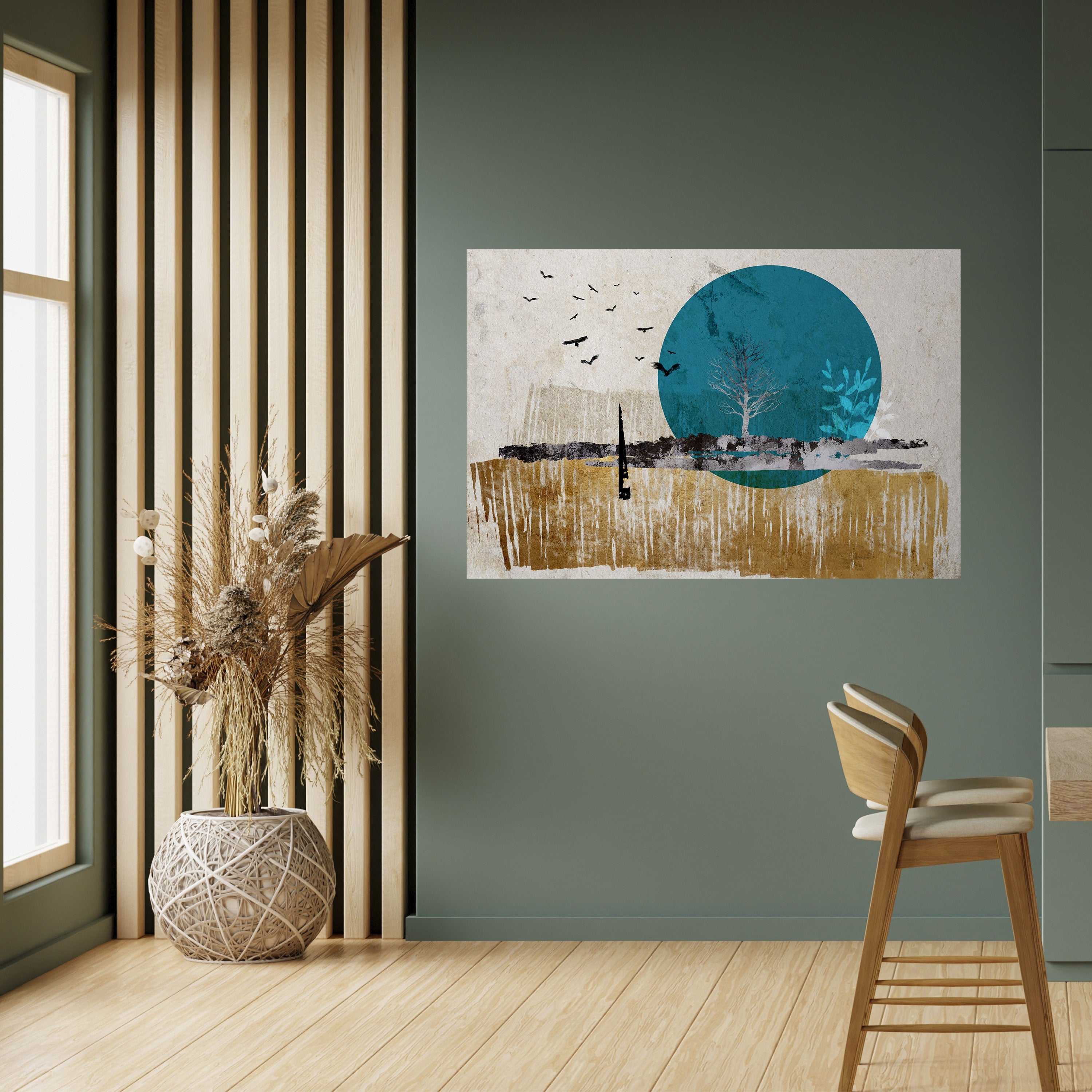 Affiche horizontale autocollante VOYAGE INTEMPOREL