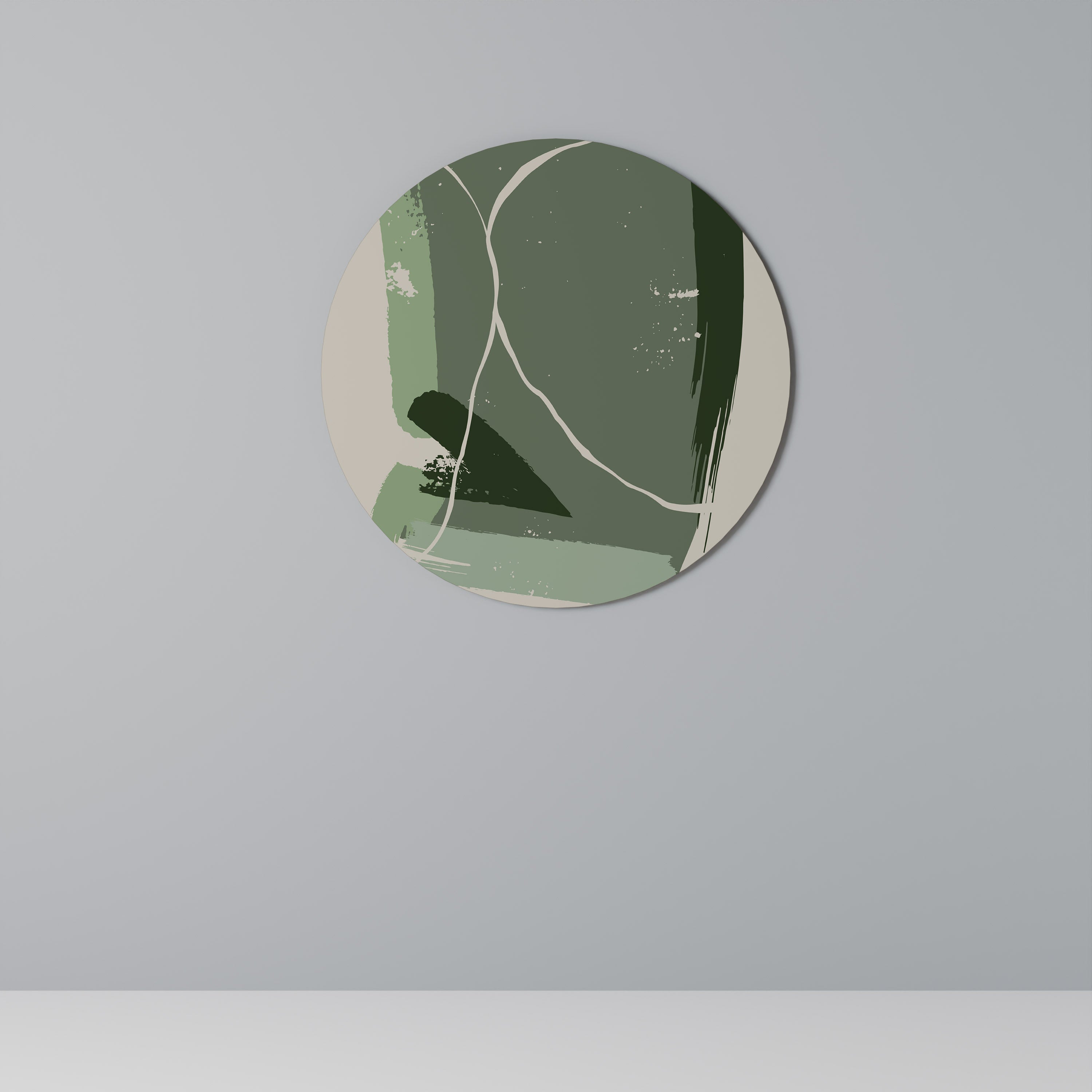 Décoration murale ronde VERDANT HEAVEN