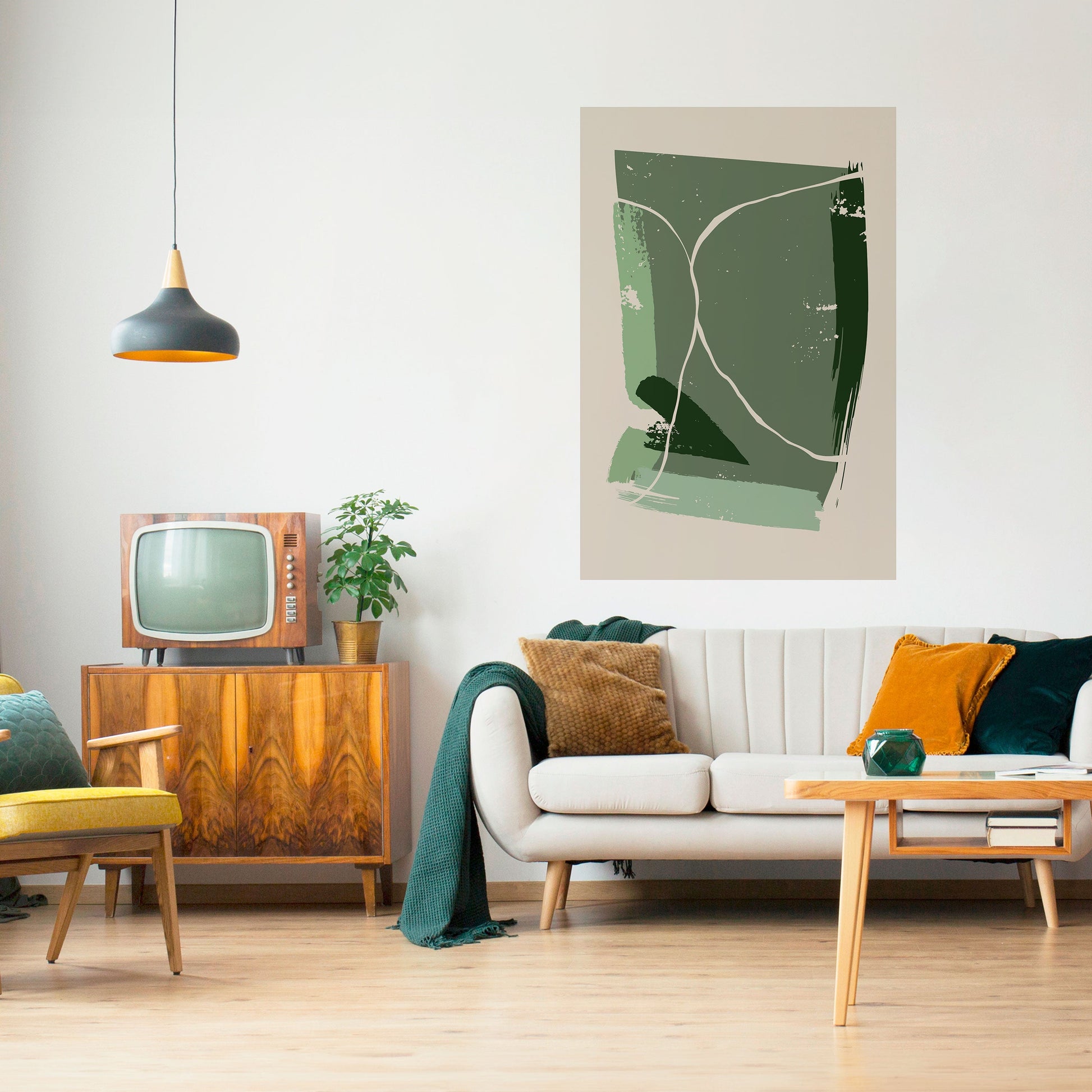 Affiche verticale autocollante « CIEL VERDOYANT »