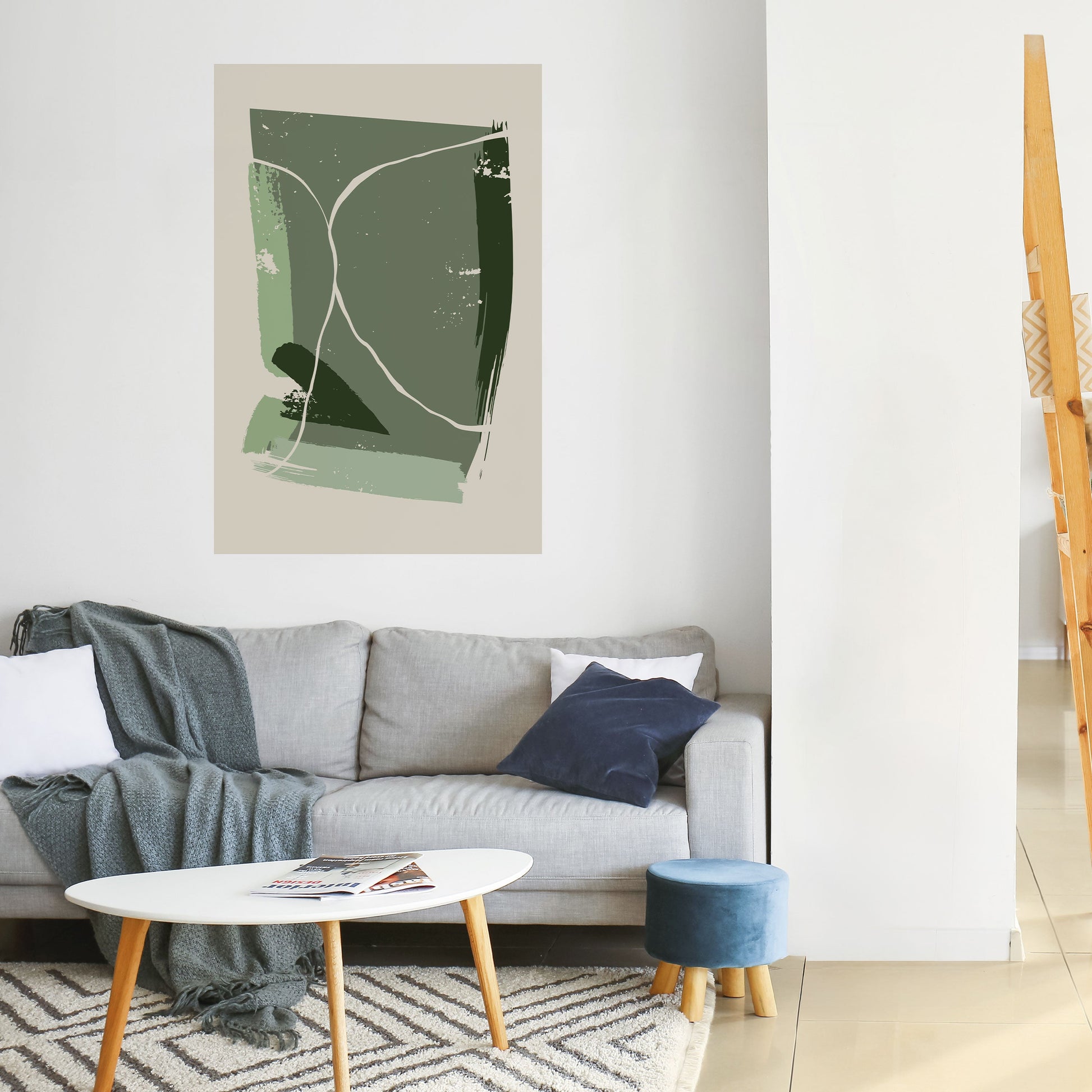 Affiche verticale autocollante « CIEL VERDOYANT »