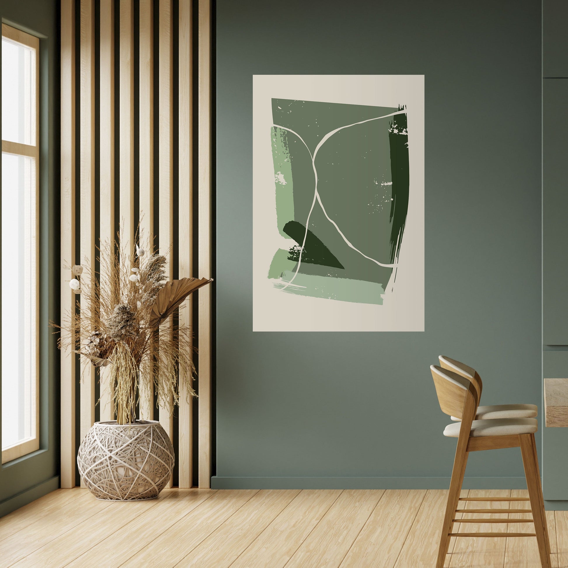 Affiche verticale autocollante « CIEL VERDOYANT »