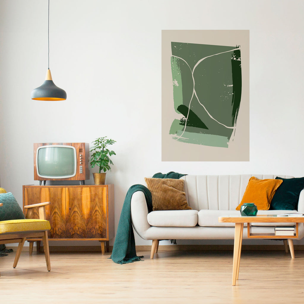 Affiche verticale autocollante « CIEL VERDOYANT »