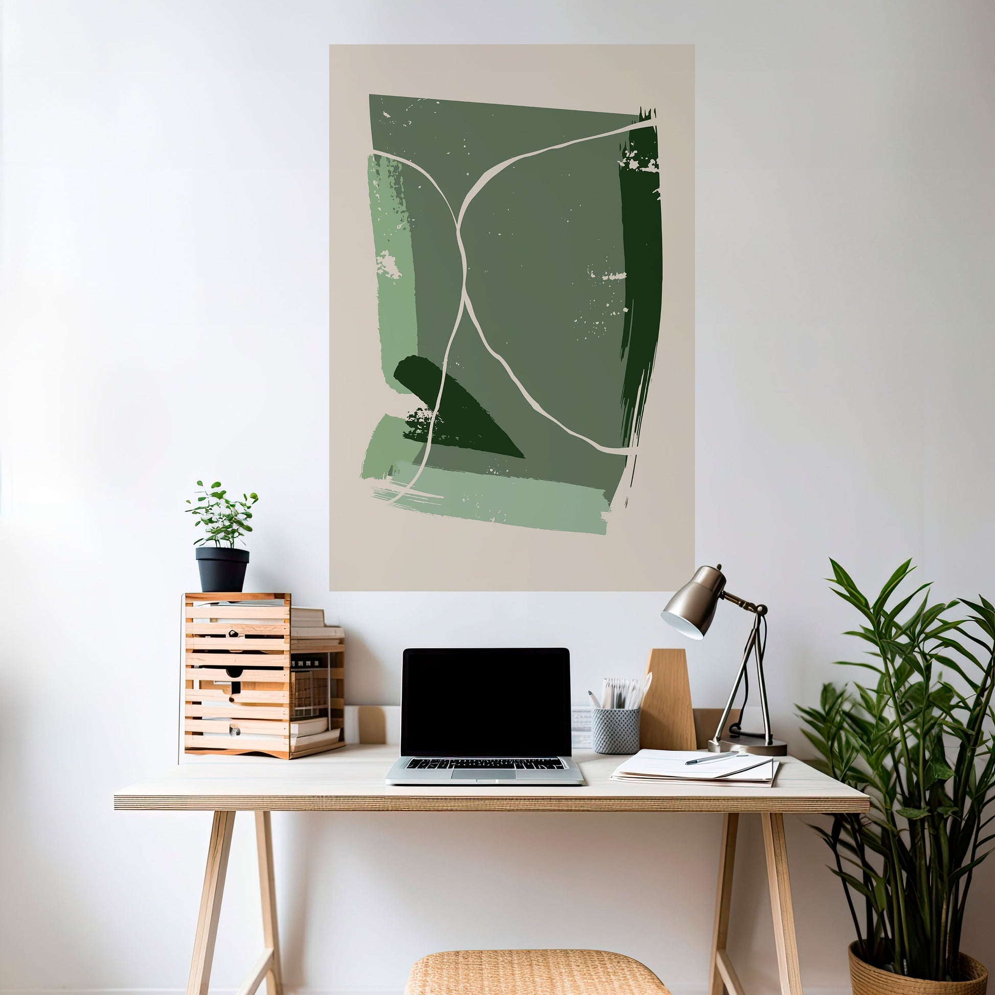 Affiche verticale autocollante « CIEL VERDOYANT »