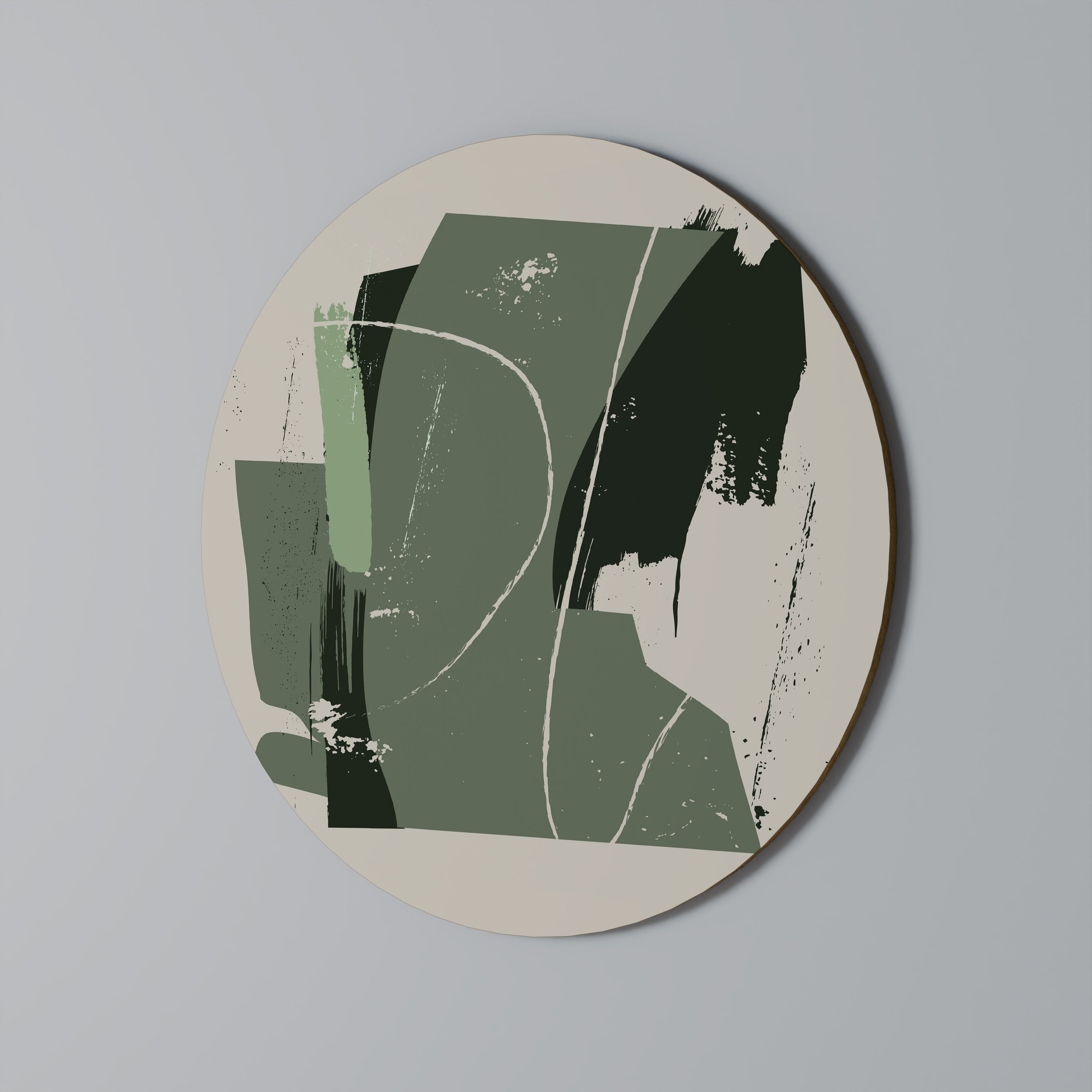 Décoration murale ronde EVERGREEN ESCAPE