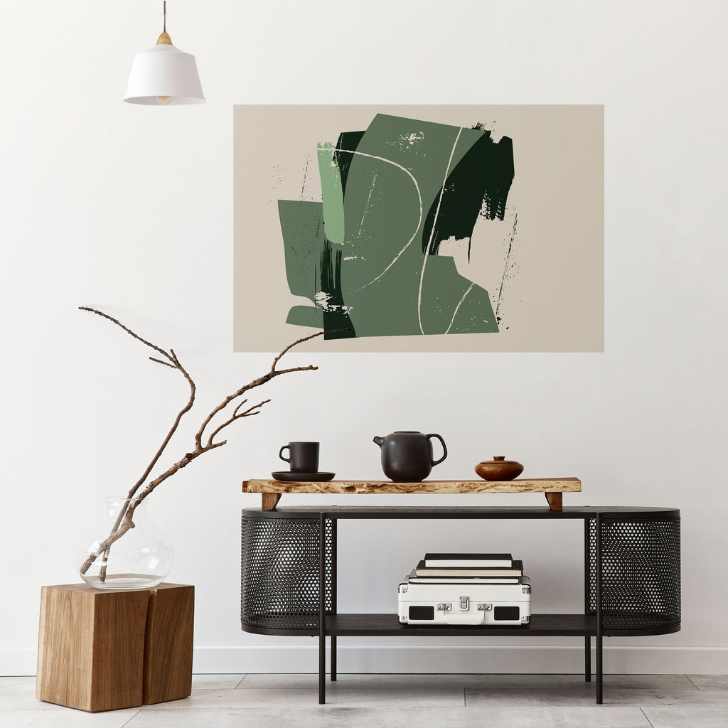 Affiche horizontale autocollante EVERGREEN ESCAPE