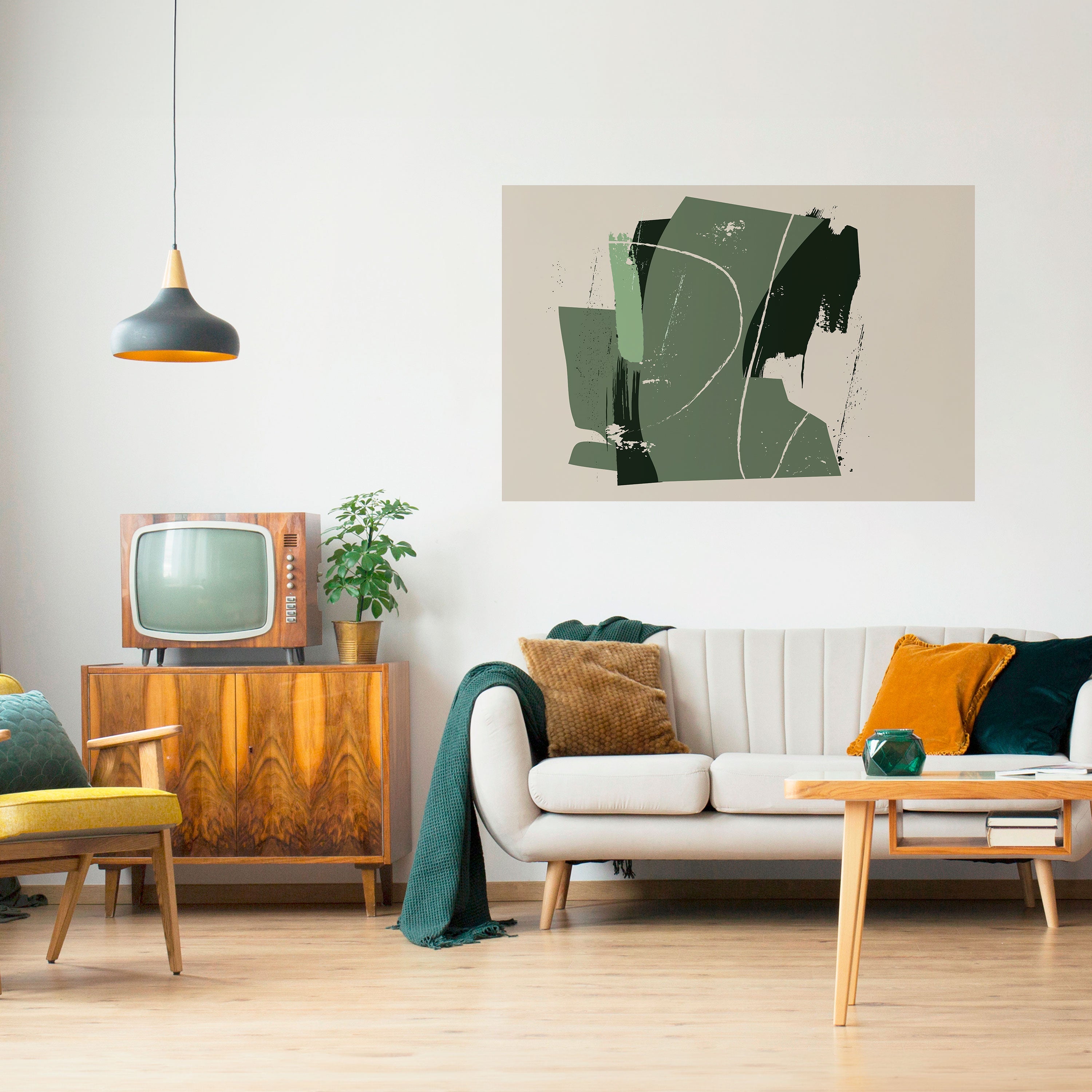 Affiche horizontale autocollante EVERGREEN ESCAPE