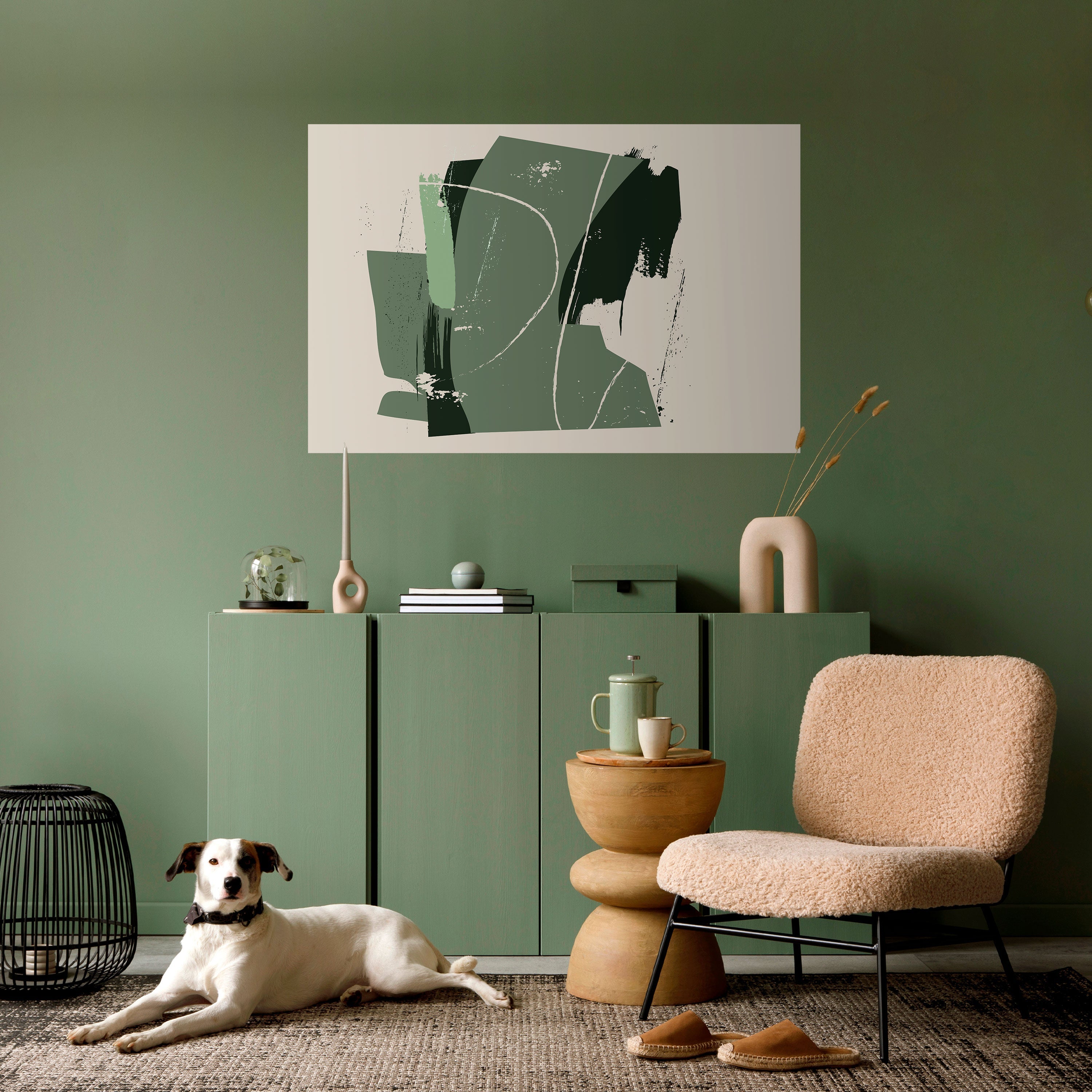 Affiche horizontale autocollante EVERGREEN ESCAPE