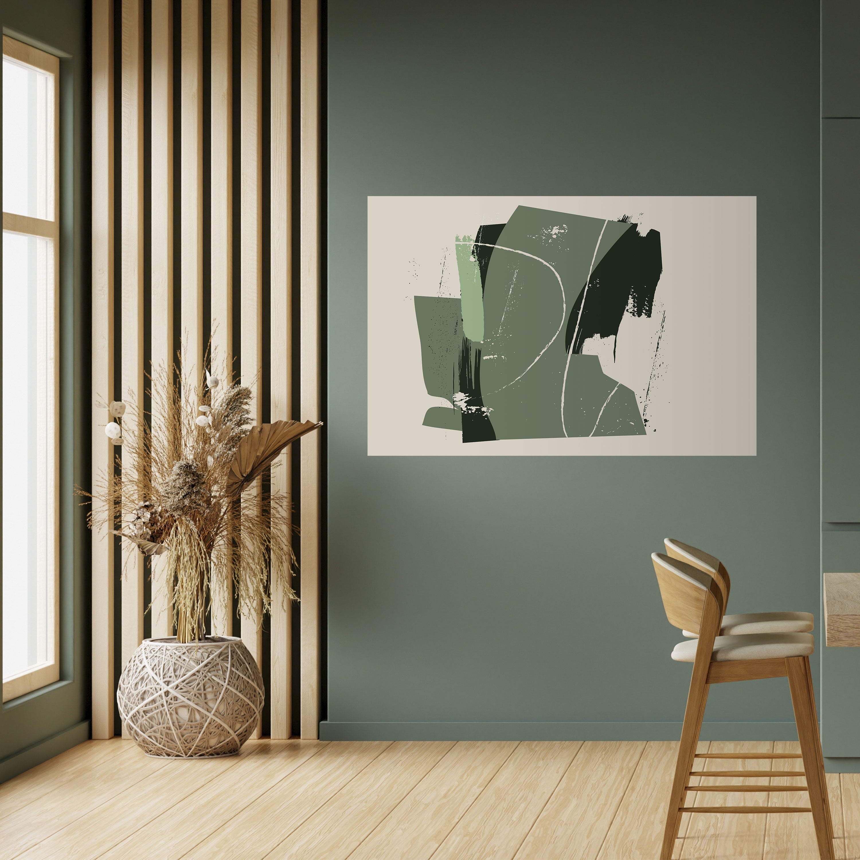 Affiche horizontale autocollante EVERGREEN ESCAPE