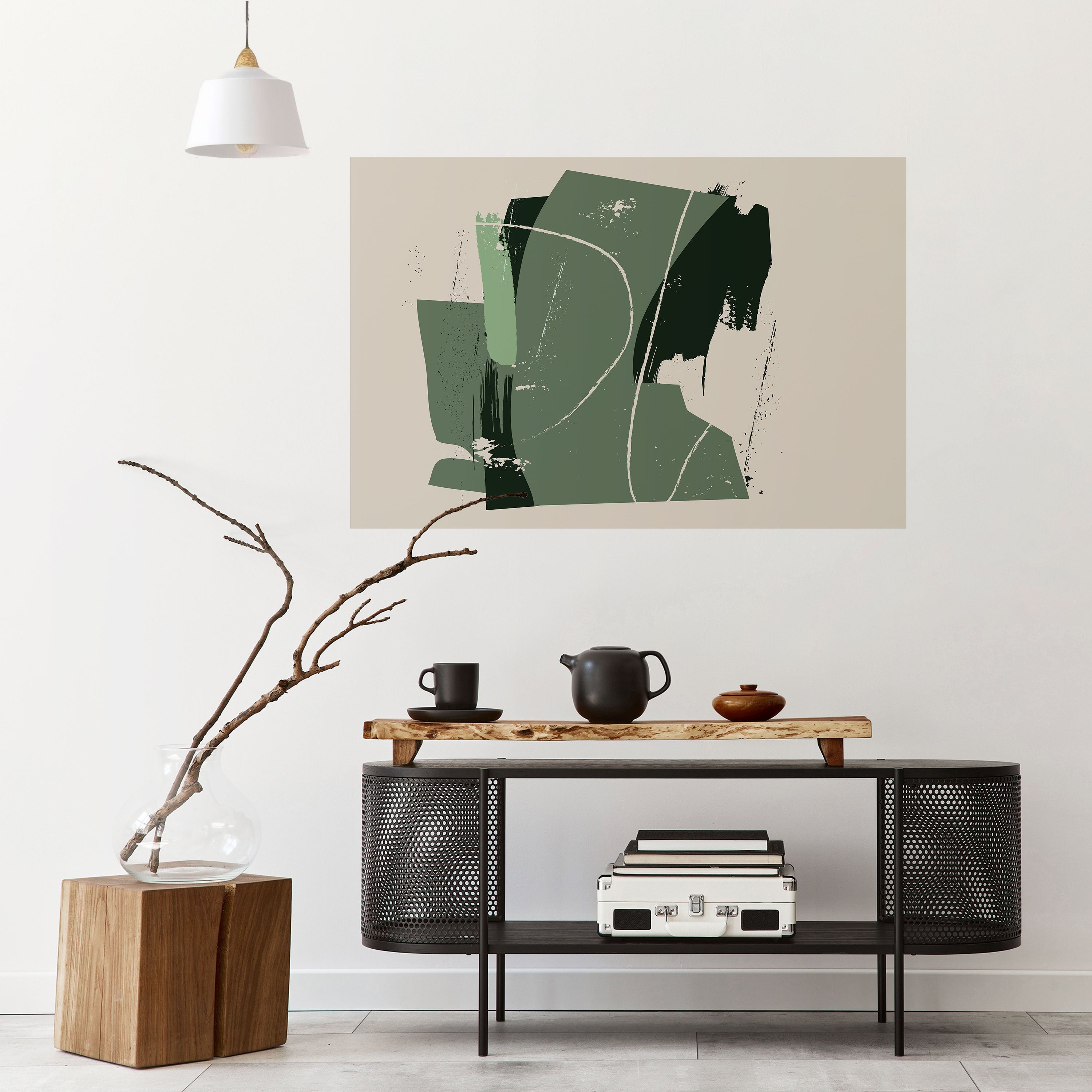 Affiche horizontale autocollante EVERGREEN ESCAPE