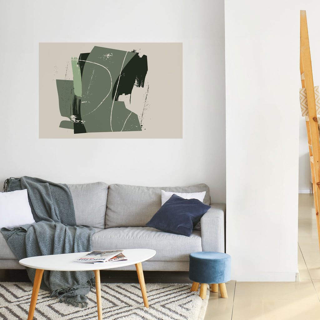 Affiche horizontale autocollante EVERGREEN ESCAPE