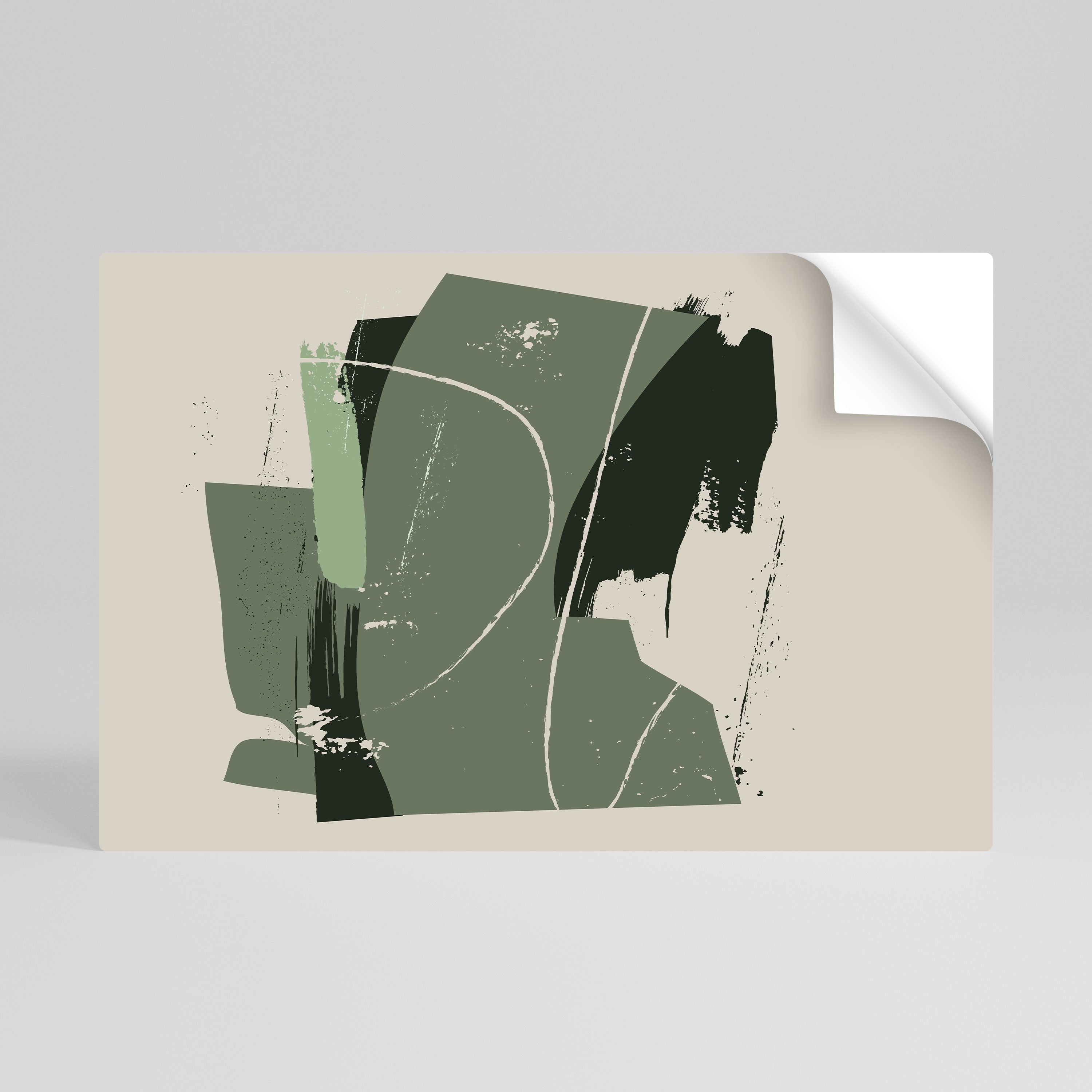 Affiche horizontale autocollante EVERGREEN ESCAPE